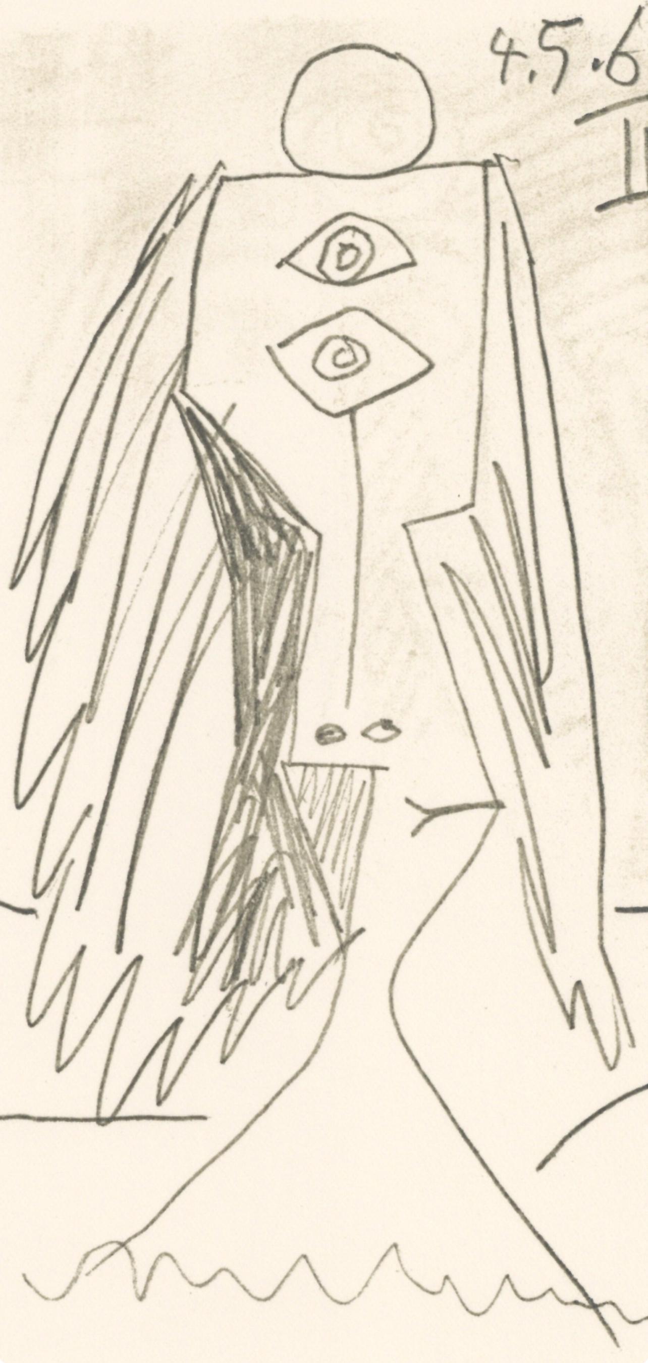 Picasso, Composition (Cramer 148), Le Goût du Bonheur (after) - Print by Pablo Picasso