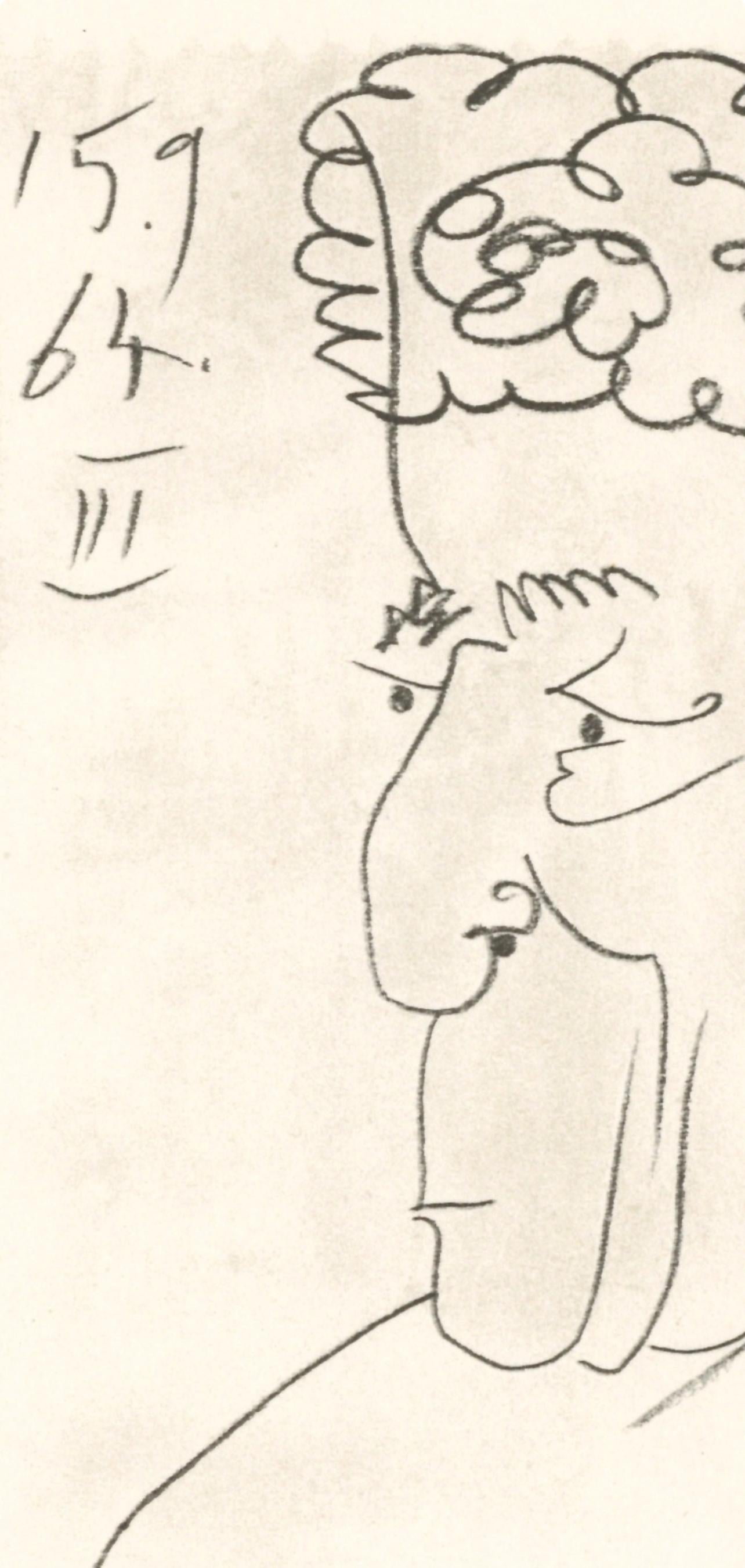 Picasso, Composition (Cramer 148), Le Goût du Bonheur (d'après) - Print de Pablo Picasso