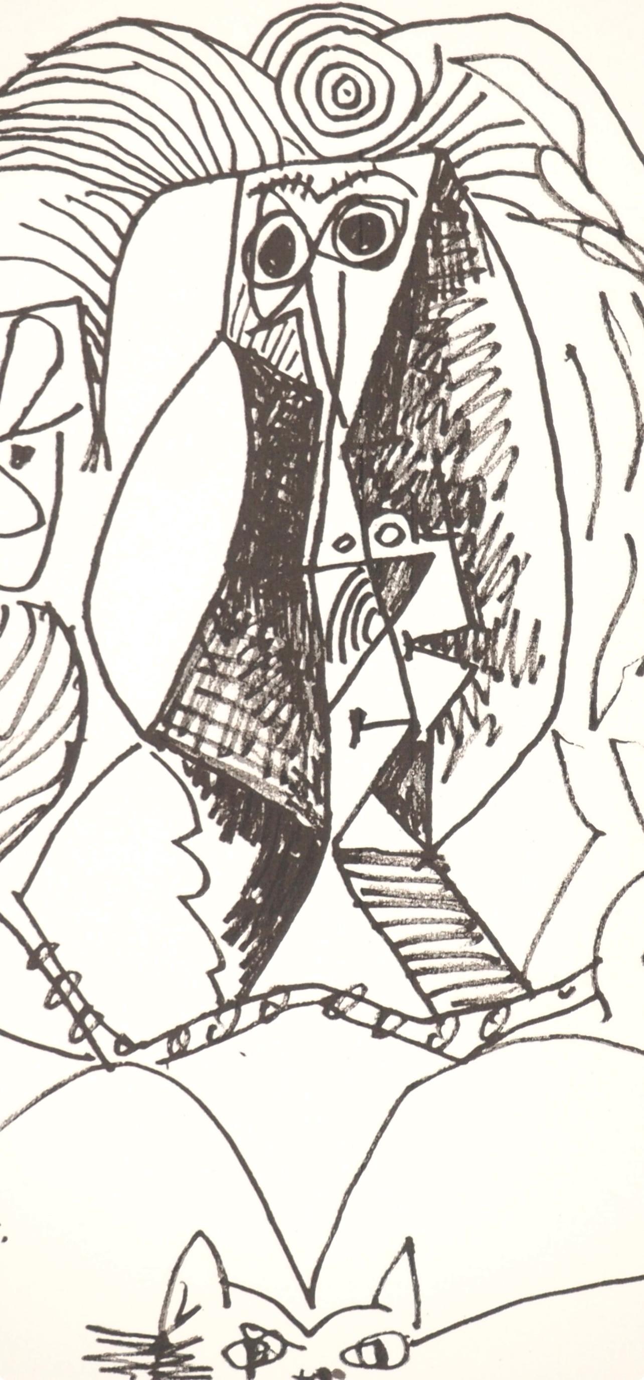 Picasso, Komposition (Cramer 148), Le Goût du Bonheur (nach) – Print von Pablo Picasso
