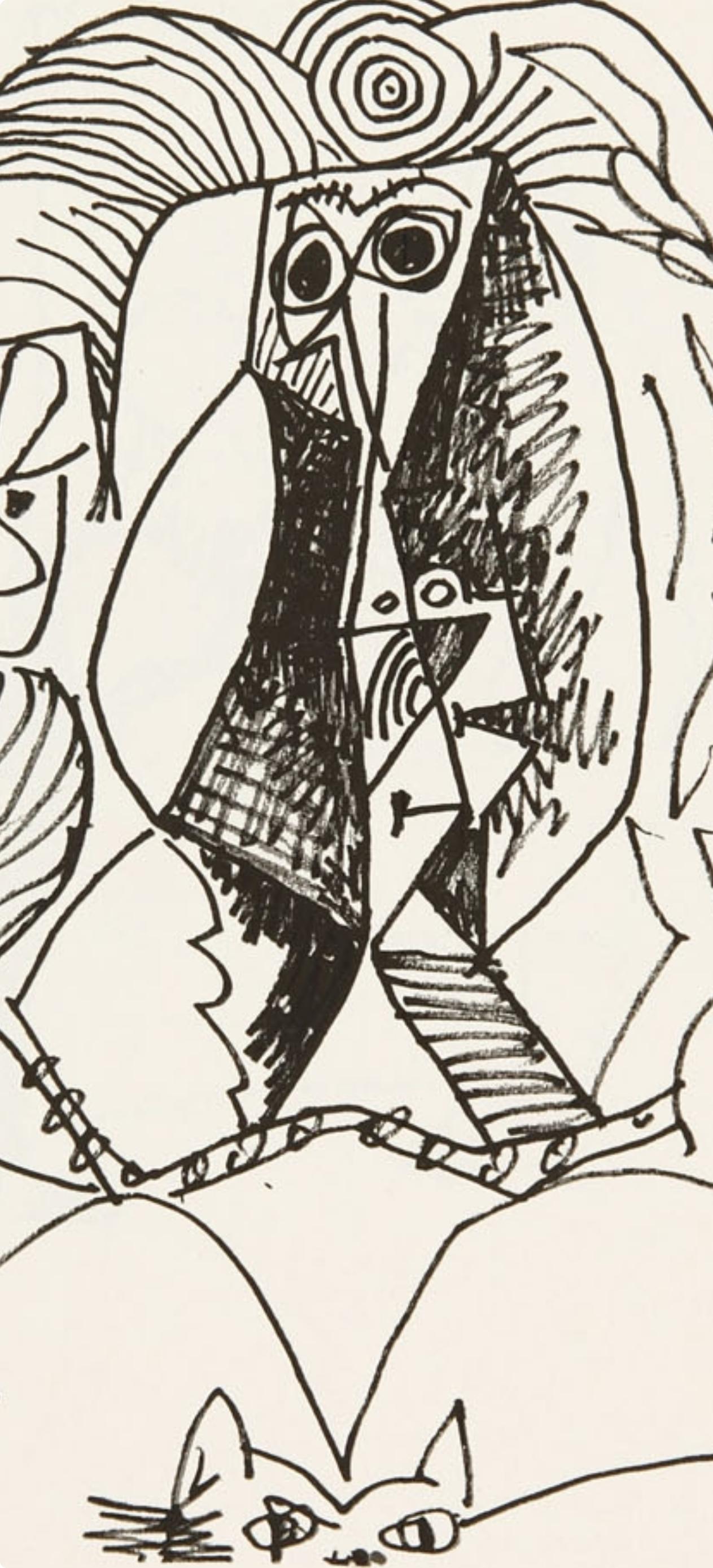 Picasso, 4.5.64. IV (Cramer 148), Le Goût du Bonheur (after) - Print by Pablo Picasso
