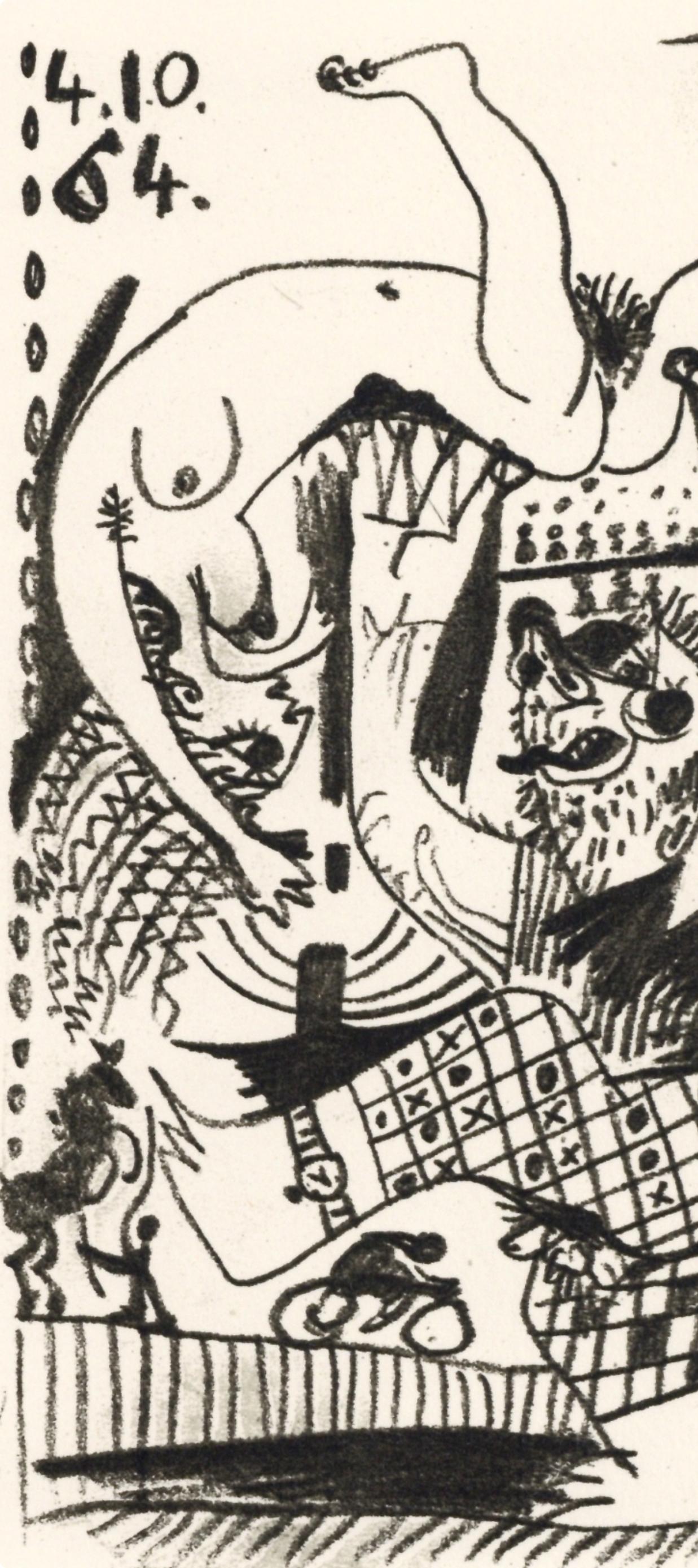 Picasso, Komposition (Cramer 148), Le Goût du Bonheur (nach) – Print von Pablo Picasso