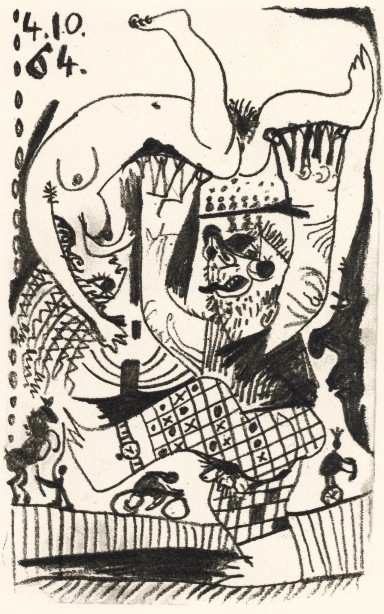 Picasso, 4.10.64. (Cramer 148), Le Goût du Bonheur (after)