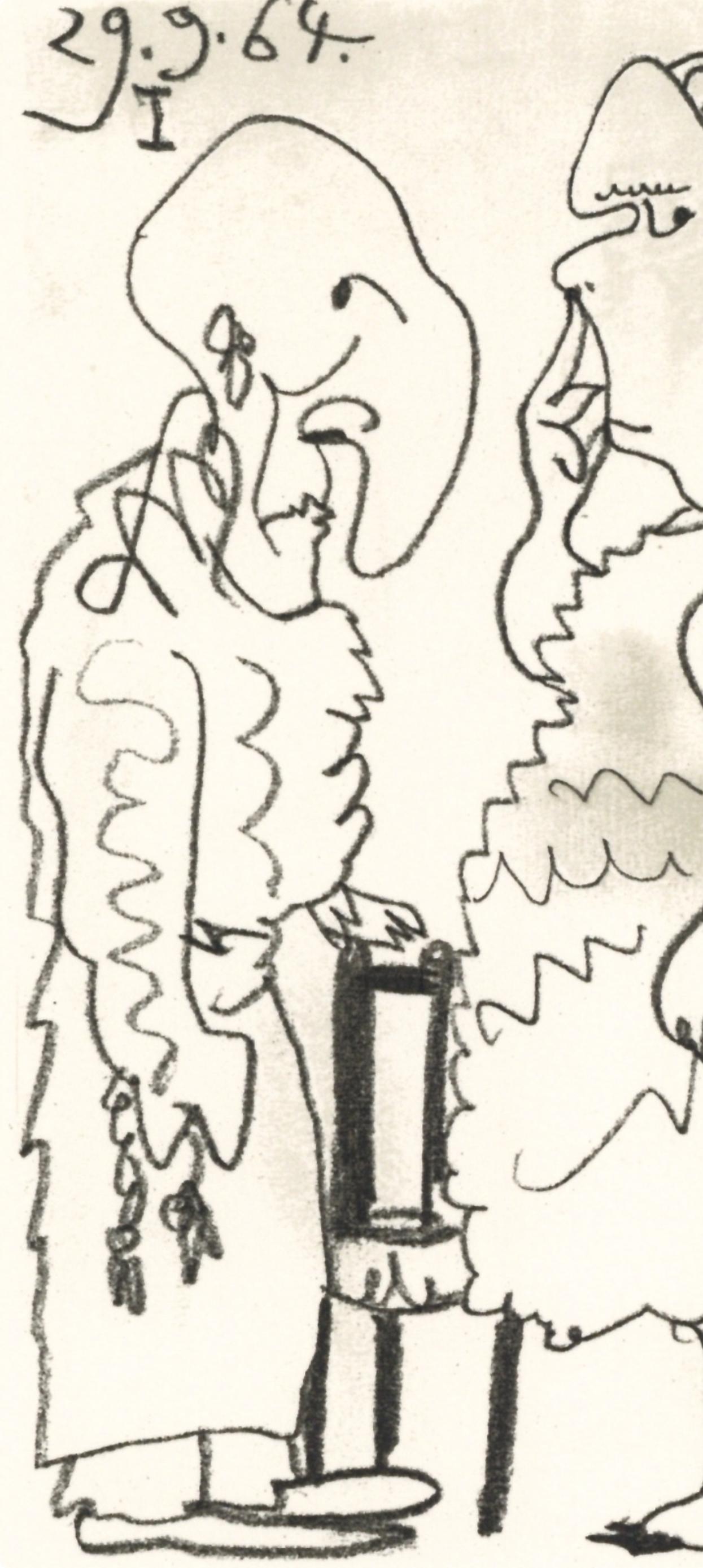 Picasso, Komposition (Cramer 148), Le Goût du Bonheur (nach) – Print von Pablo Picasso