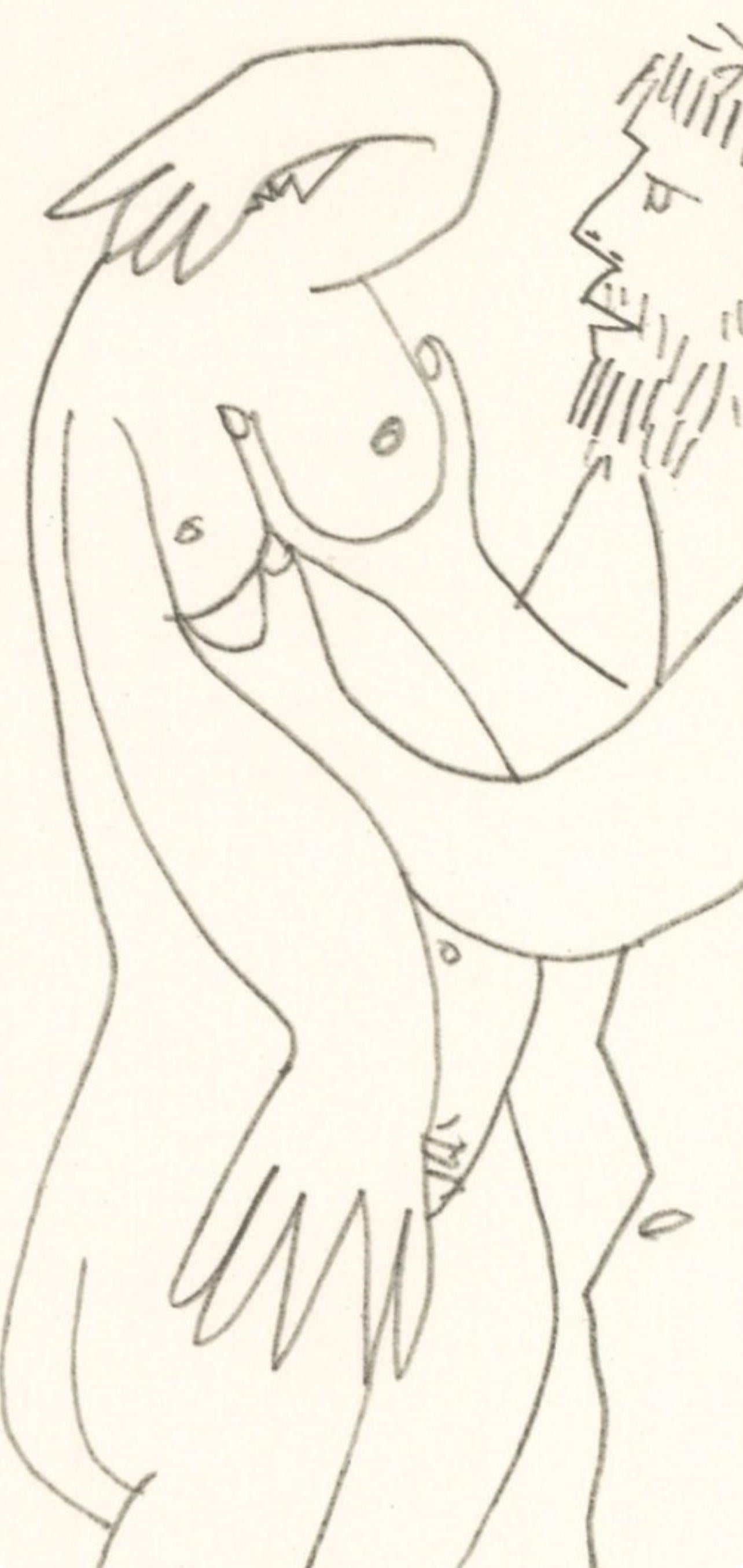 Picasso, Composition (Cramer 148), Le Goût du Bonheur (after) - Print by Pablo Picasso