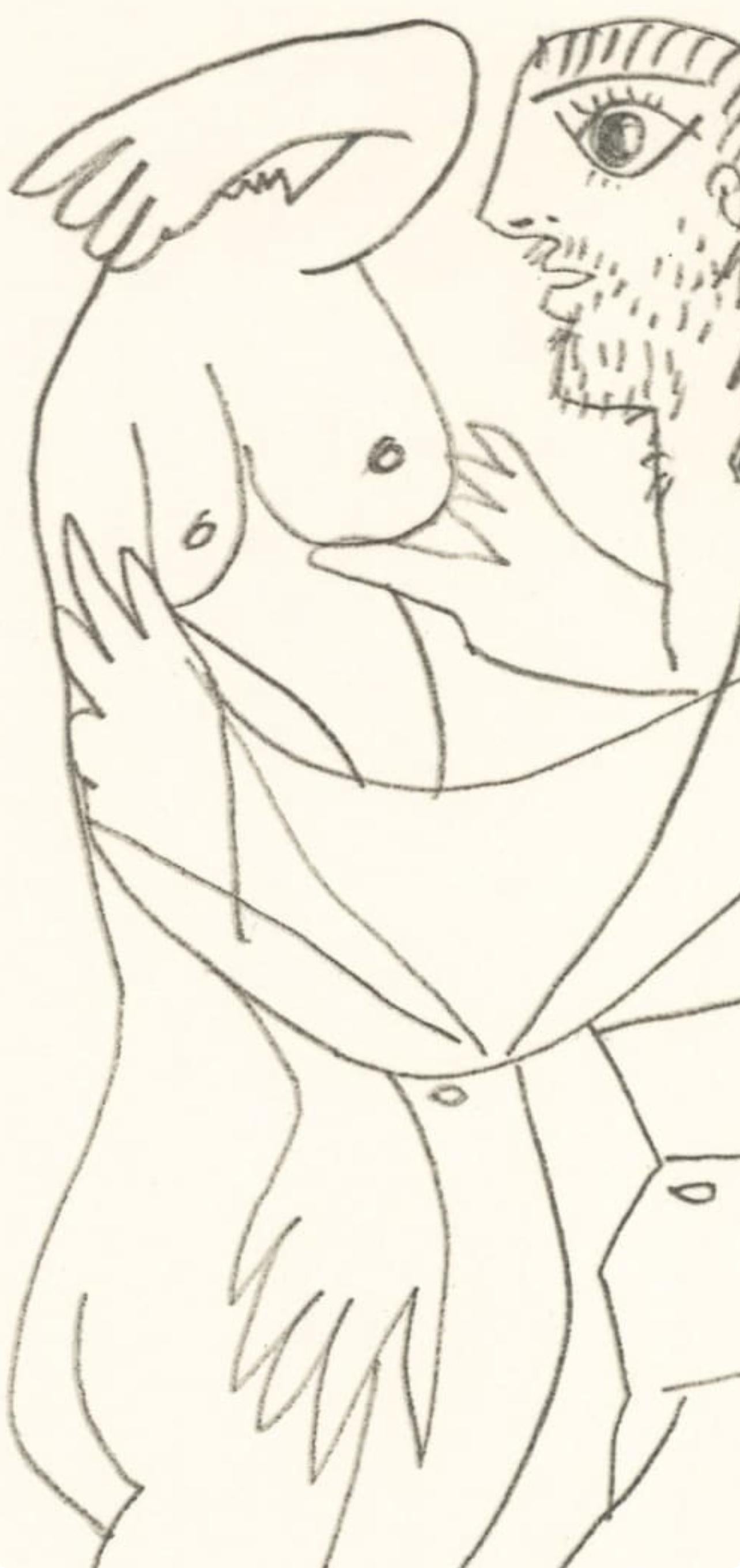 Picasso, Composition (Cramer 148), Le Goût du Bonheur (after) - Print by Pablo Picasso