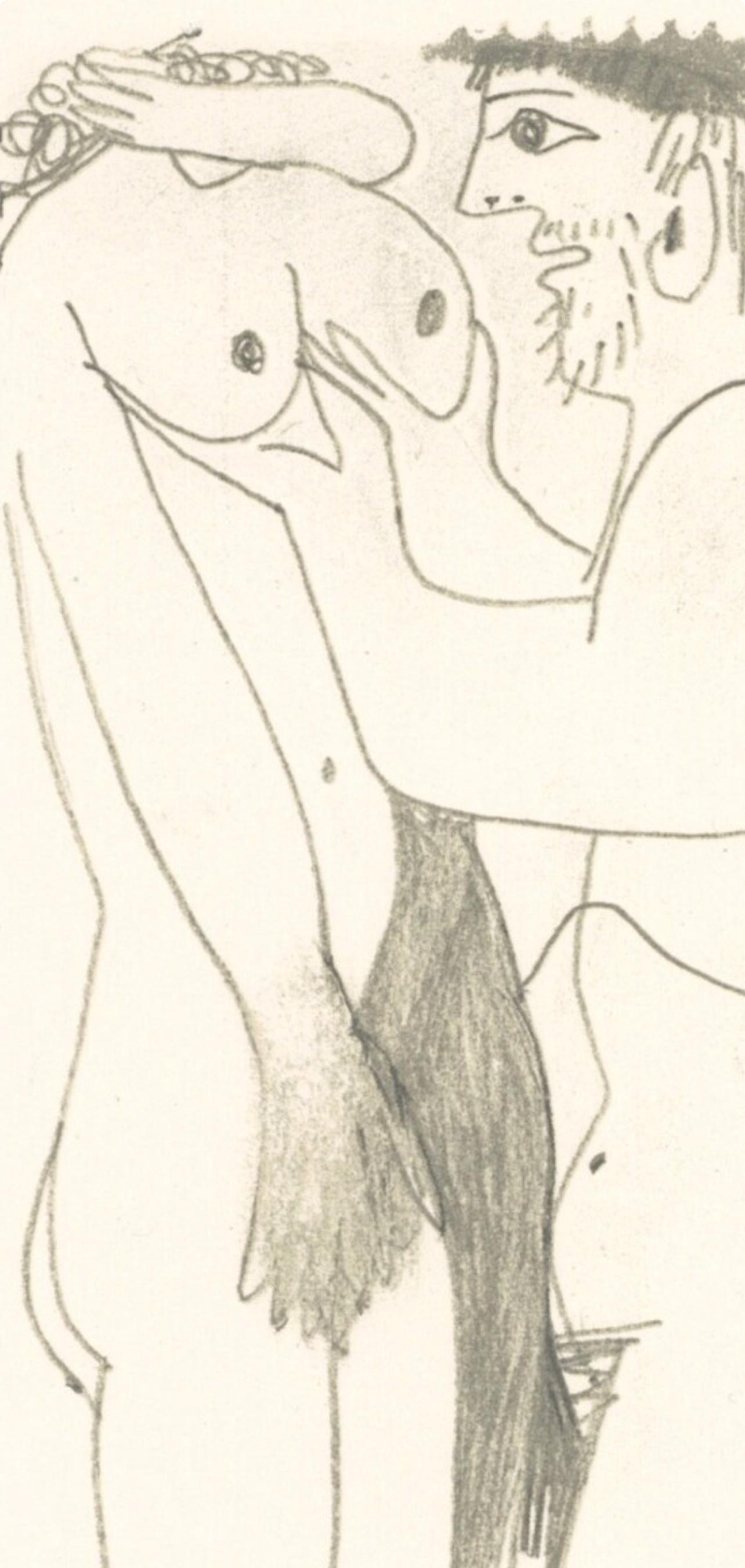 Picasso, Komposition (Cramer 148), Le Goût du Bonheur (nach) – Print von Pablo Picasso