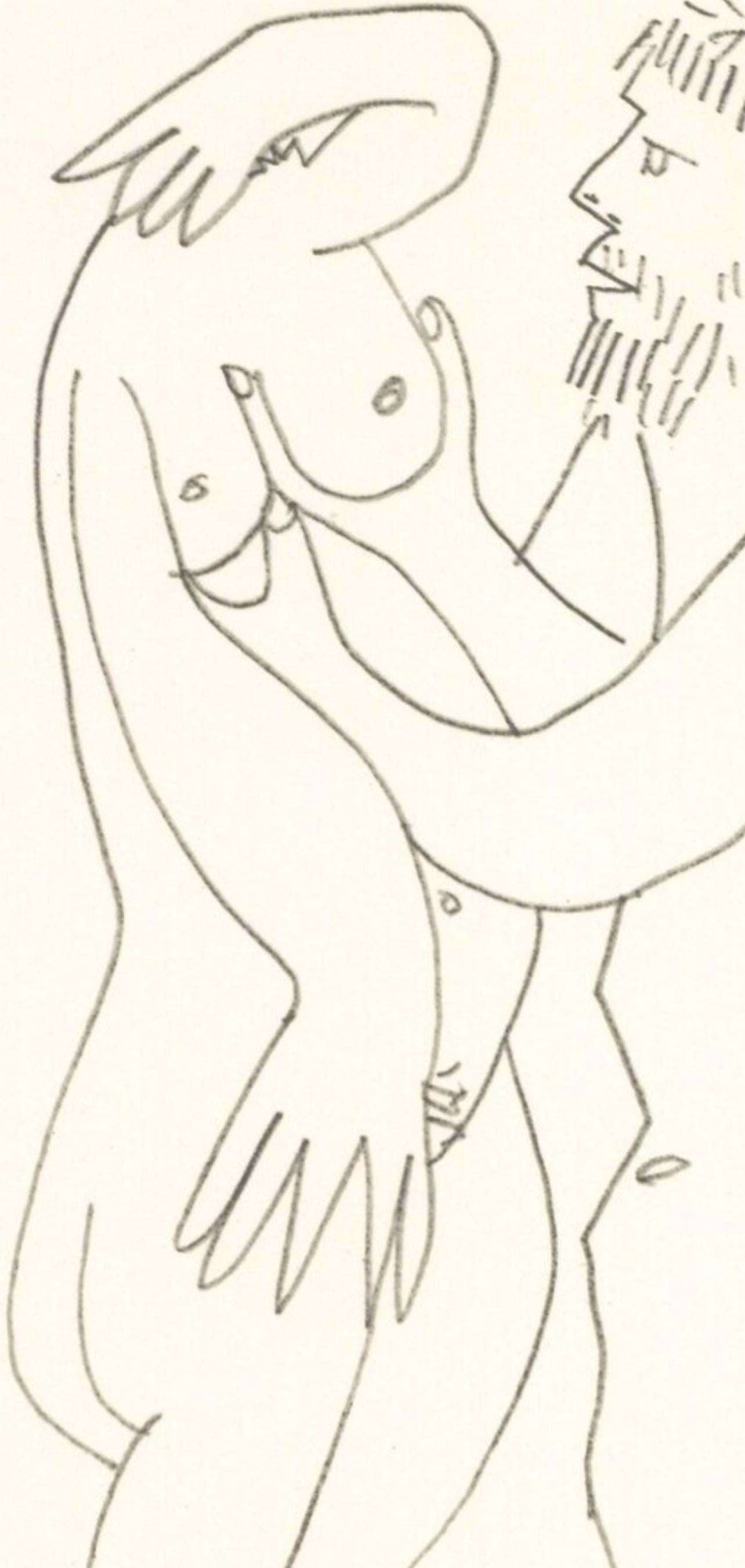 Picasso, Komposition (Cramer 148), Le Goût du Bonheur (nach) – Print von Pablo Picasso