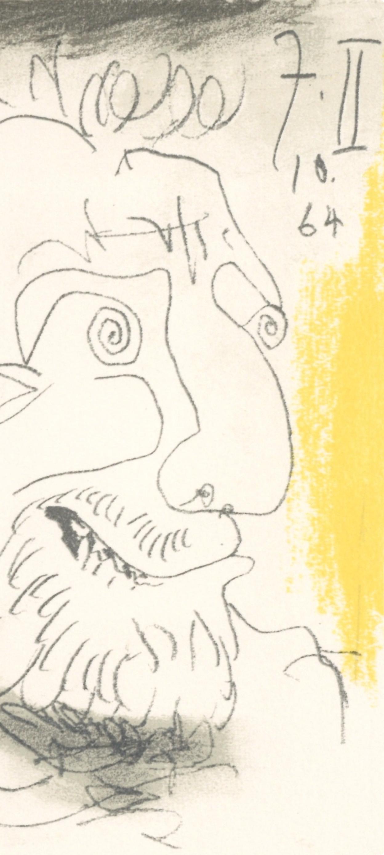 Picasso, Komposition (Cramer 148), Le Goût du Bonheur (nach) – Print von Pablo Picasso