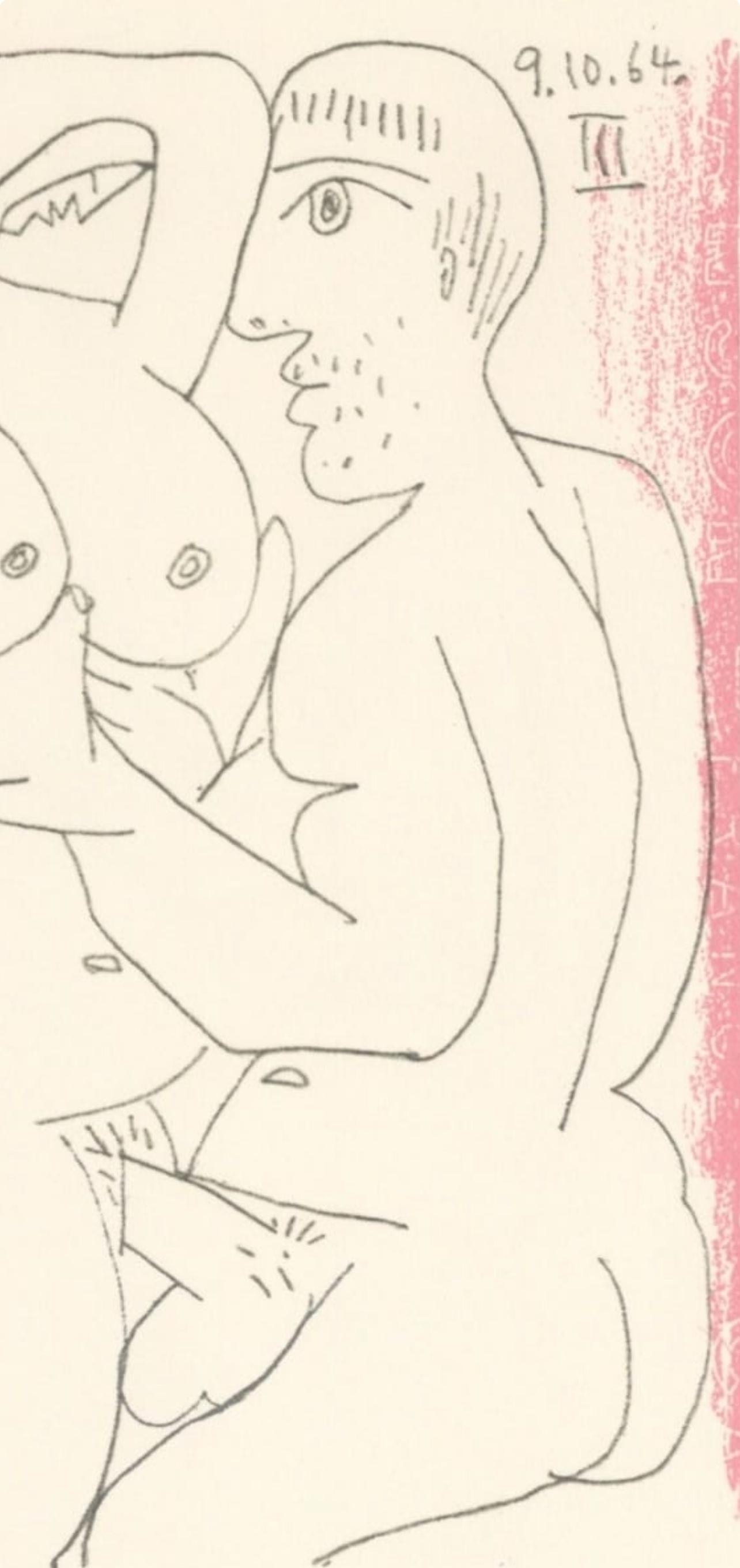 Picasso, Composizione (Cramer 148), Le Goût du Bonheur (dopo) - Print di Pablo Picasso