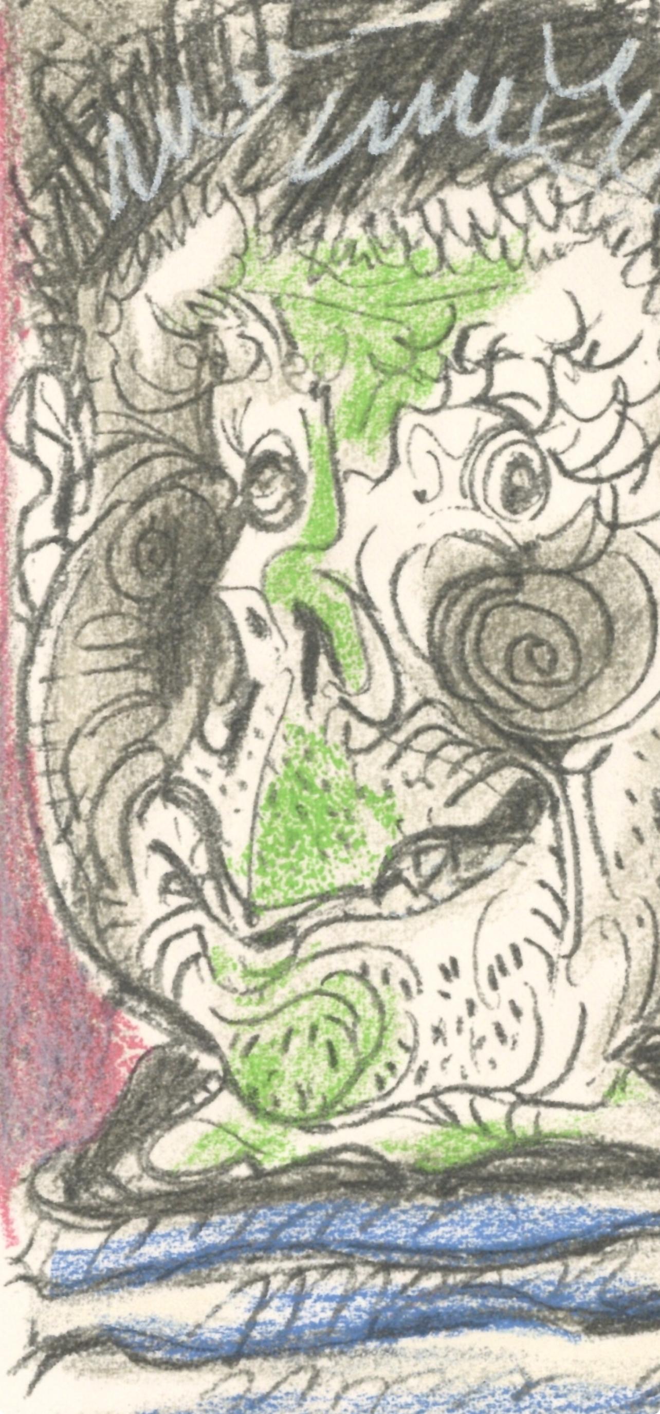 Picasso, Composition (Cramer 148), Le Goût du Bonheur (d'après) - Print de Pablo Picasso