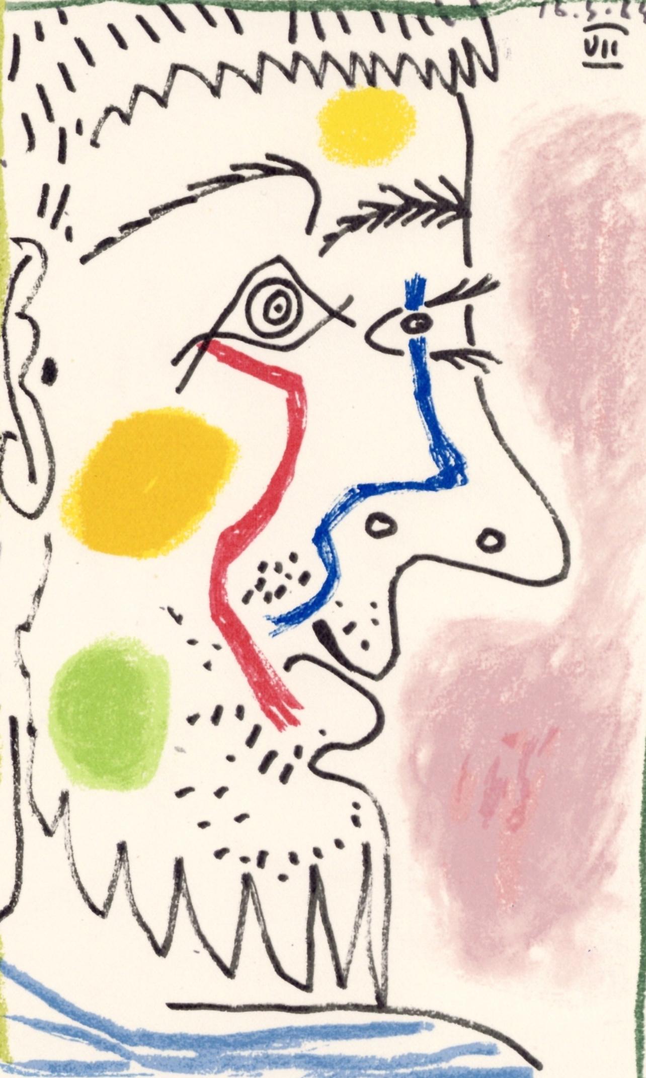 Picasso, Composición (Cramer 148), Le Goût du Bonheur (después) - Print de Pablo Picasso