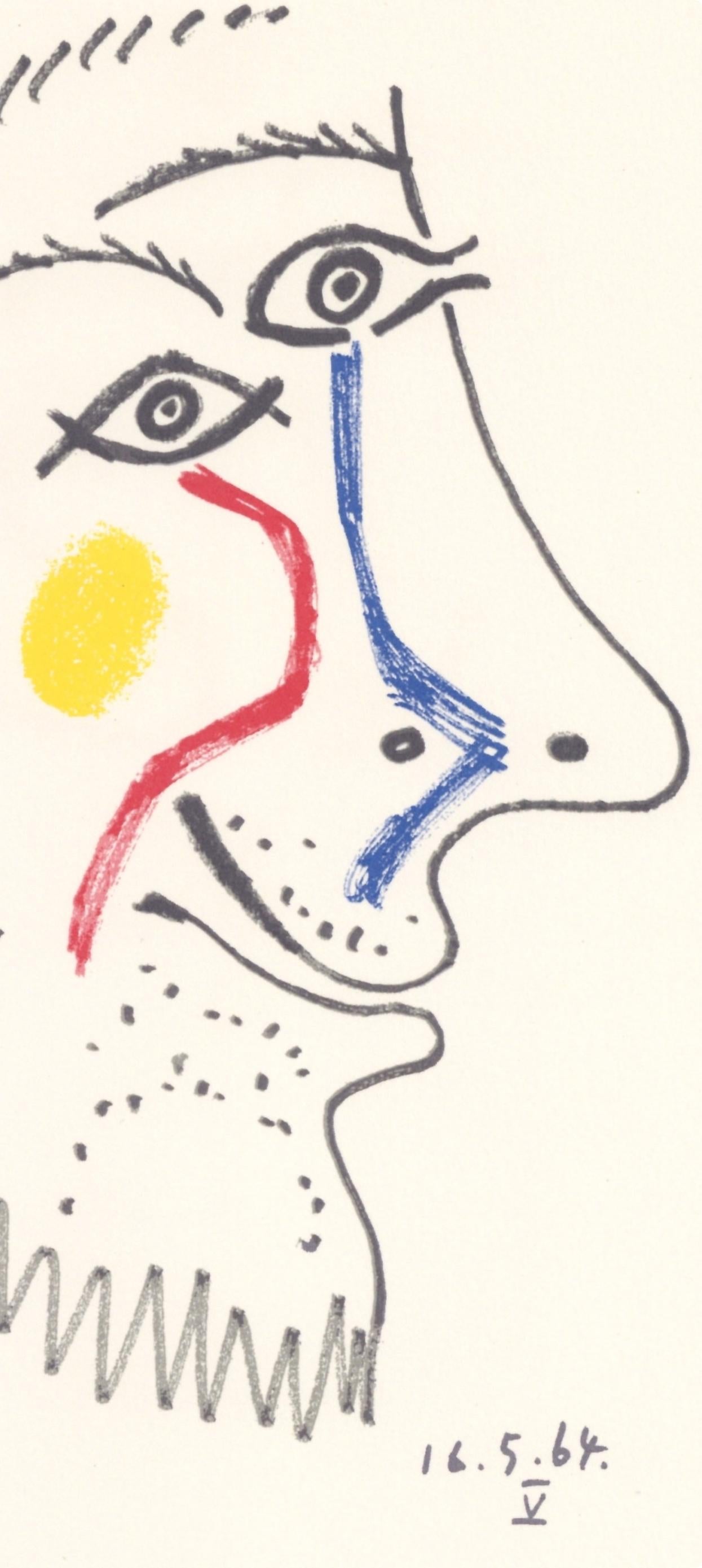 Picasso, Composizione (Cramer 148), Le Goût du Bonheur (dopo) - Print di Pablo Picasso