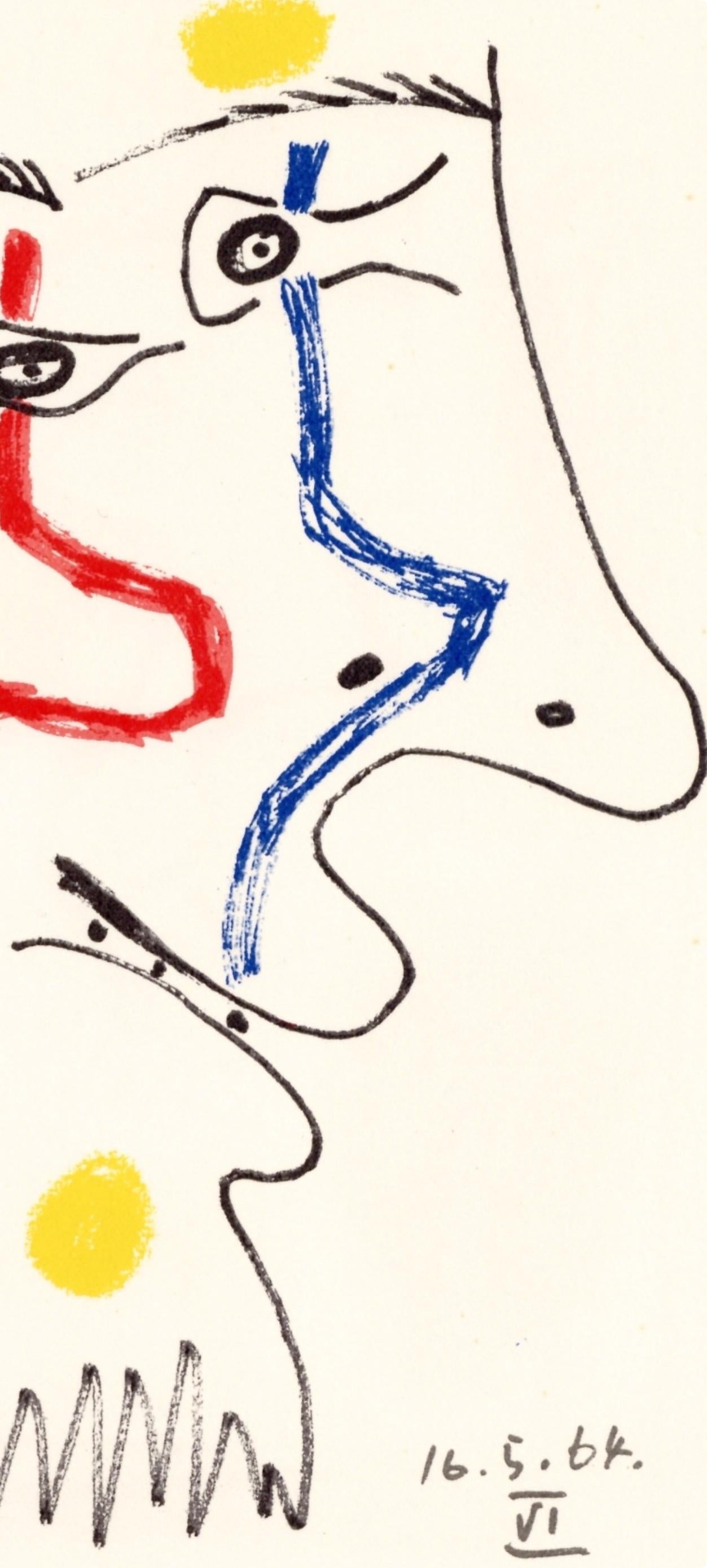 Picasso, Composizione (Cramer 148), Le Goût du Bonheur (dopo) - Print di Pablo Picasso
