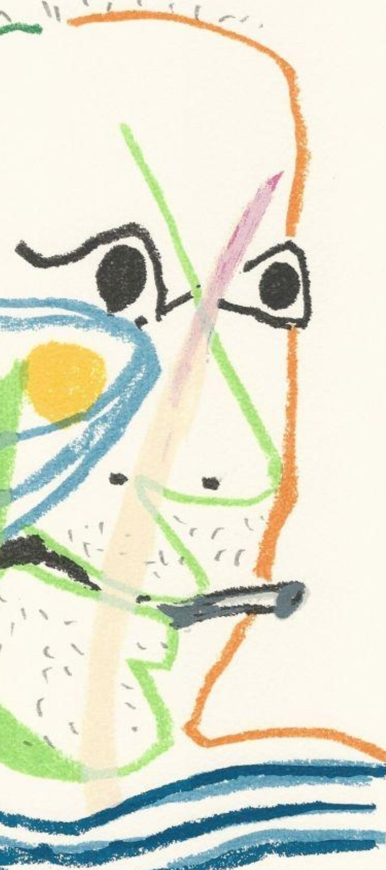Picasso, Composition (Cramer 148), Le Goût du Bonheur (after) - Print by Pablo Picasso