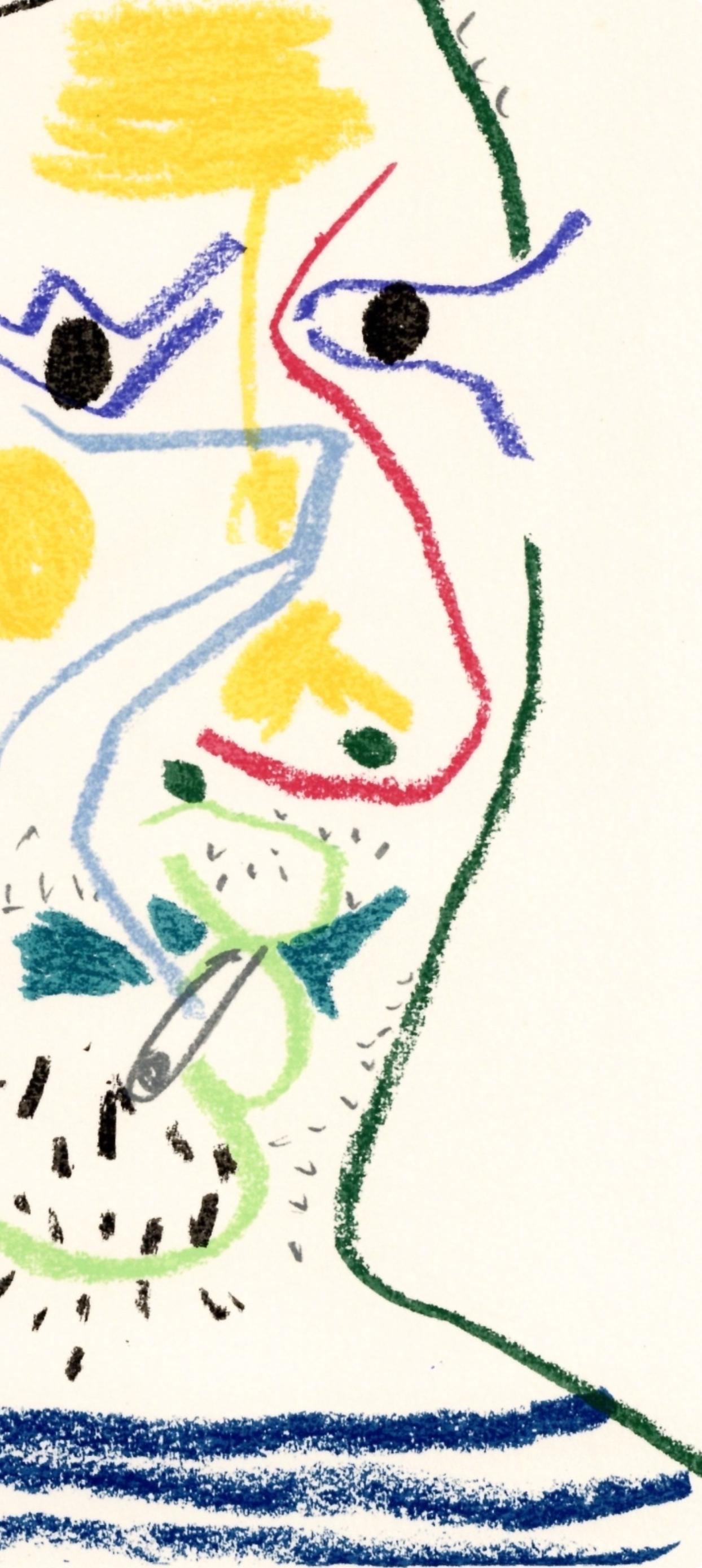 Picasso, Composition (Cramer 148), Le Goût du Bonheur (d'après) - Print de Pablo Picasso