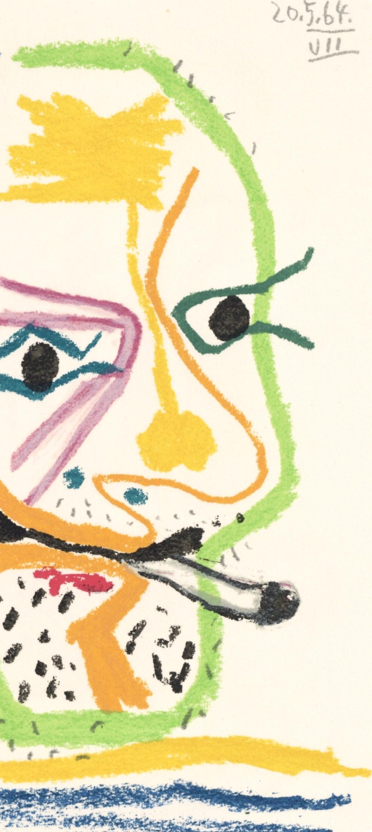 Picasso, Composición (Cramer 148), Le Goût du Bonheur (después) - Print de Pablo Picasso