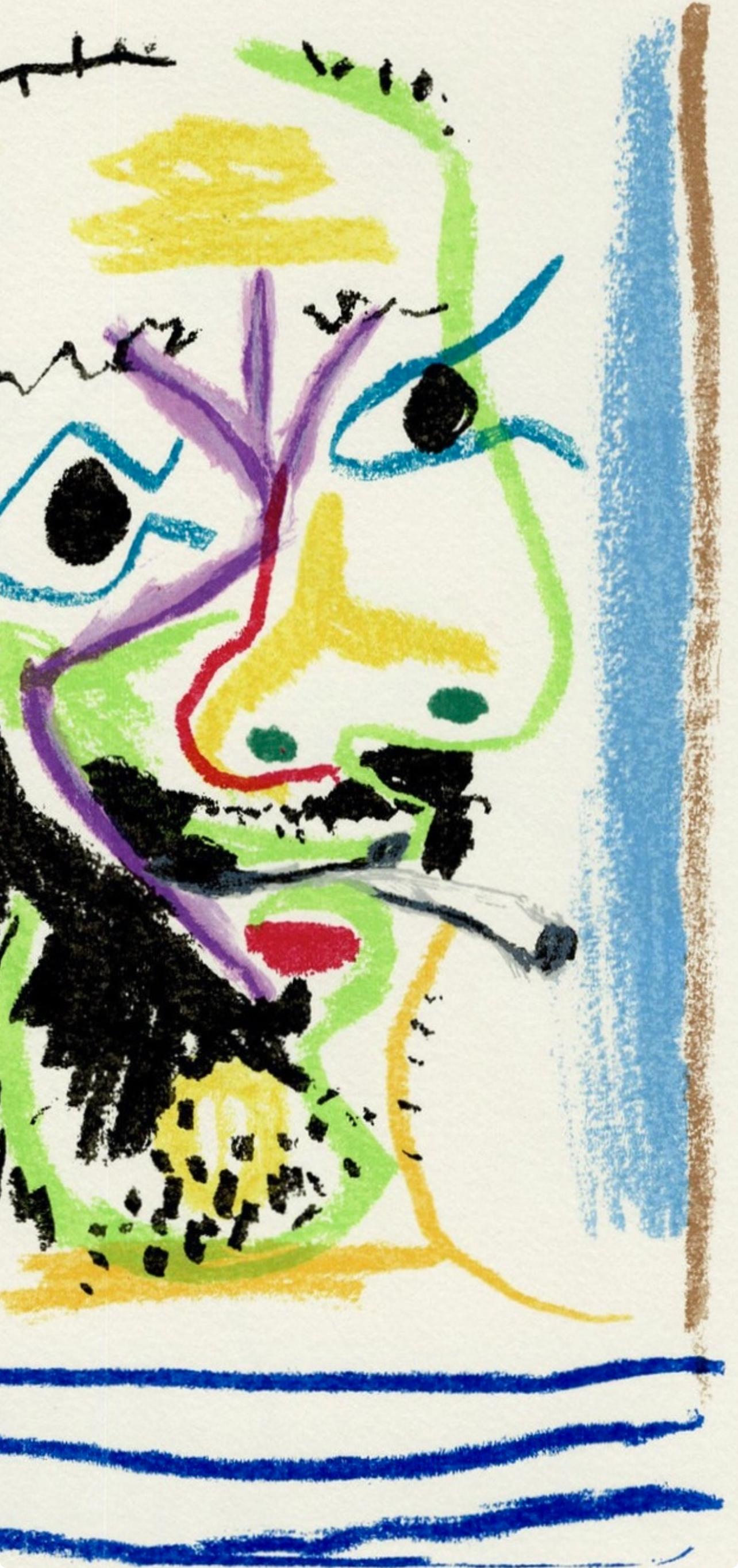 Picasso, Komposition (Cramer 148), Le Goût du Bonheur (nach) – Print von Pablo Picasso