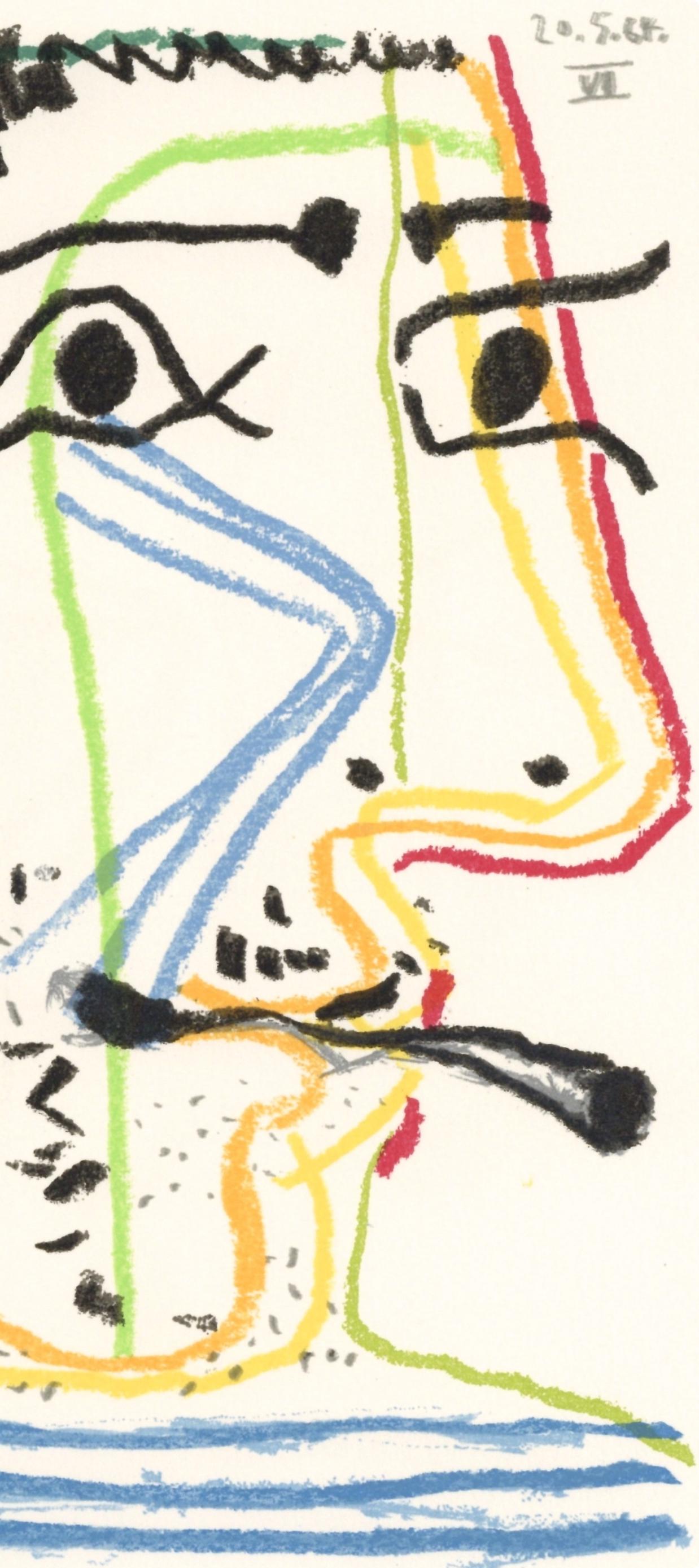 Picasso, Composizione (Cramer 148), Le Goût du Bonheur (dopo) - Print di Pablo Picasso