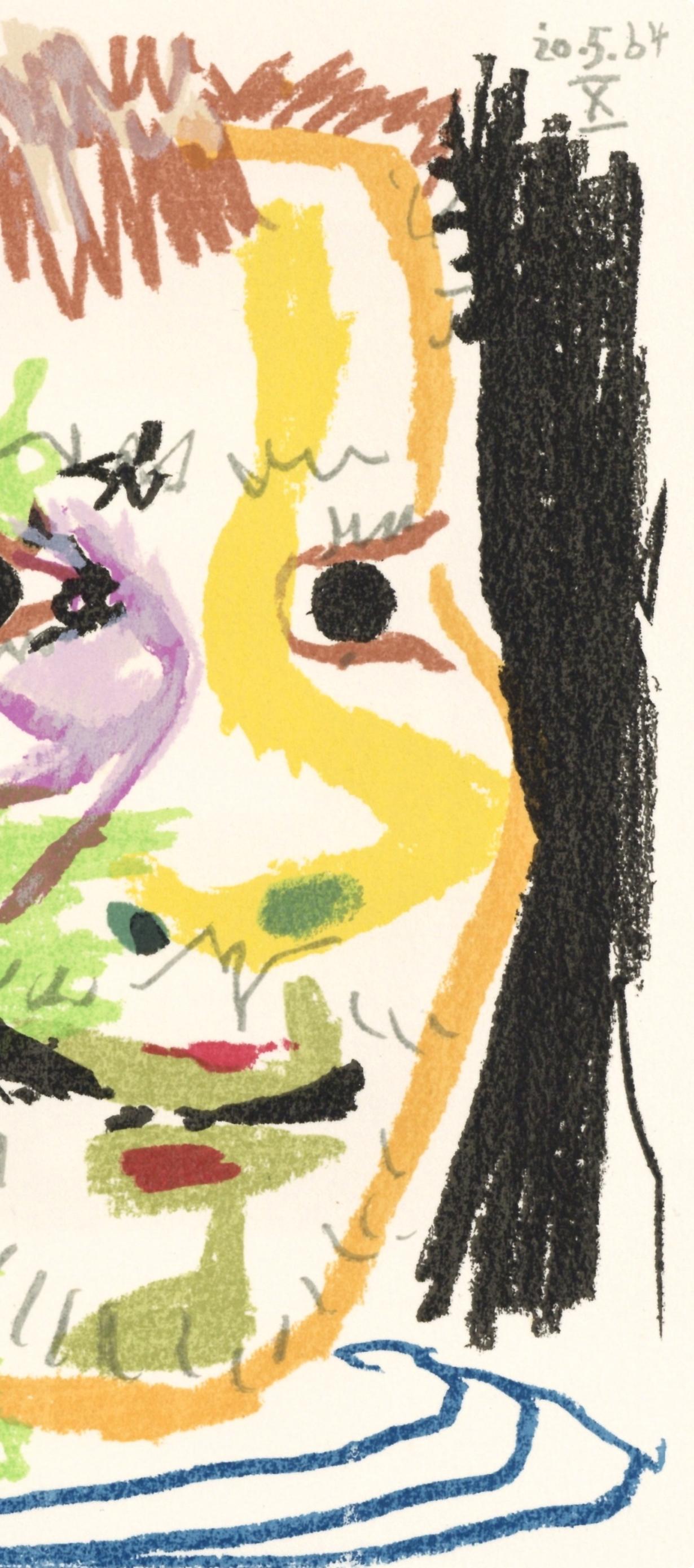 Picasso, Komposition (Cramer 148), Le Goût du Bonheur (nach) – Print von Pablo Picasso