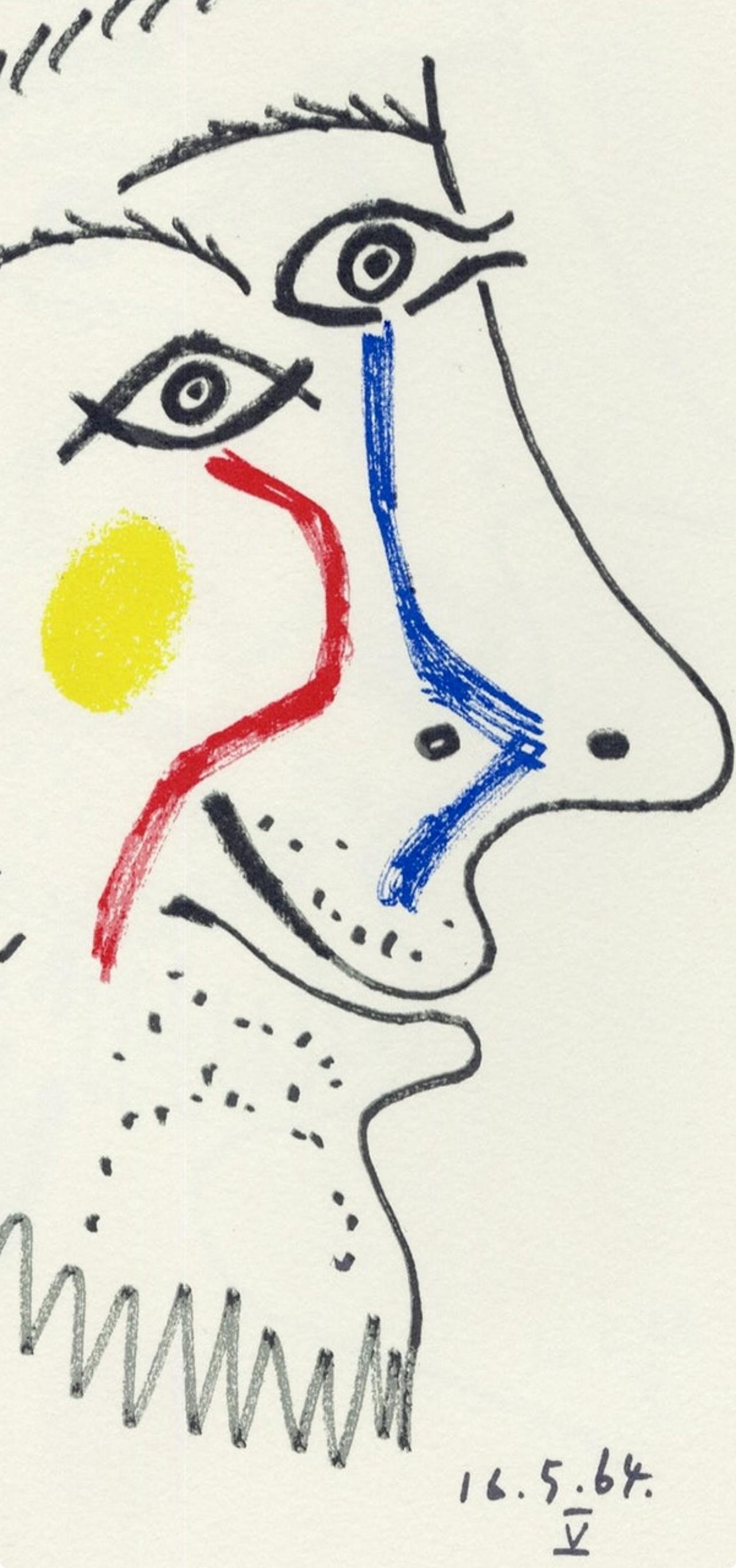 Picasso, Composition (Cramer 148), Le Goût du Bonheur (d'après) - Print de Pablo Picasso