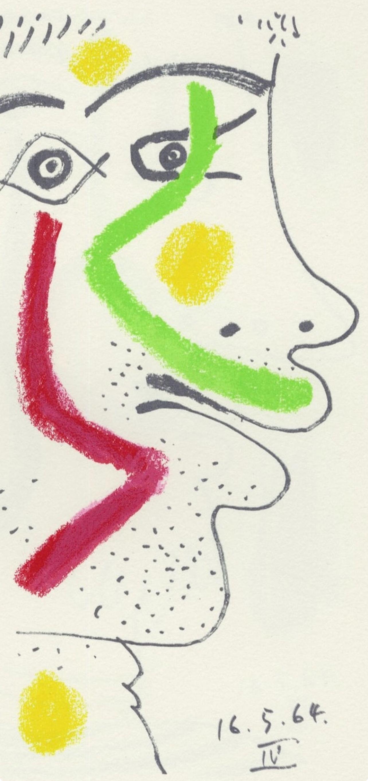 Picasso, Komposition (Cramer 148), Le Goût du Bonheur (nach) – Print von Pablo Picasso