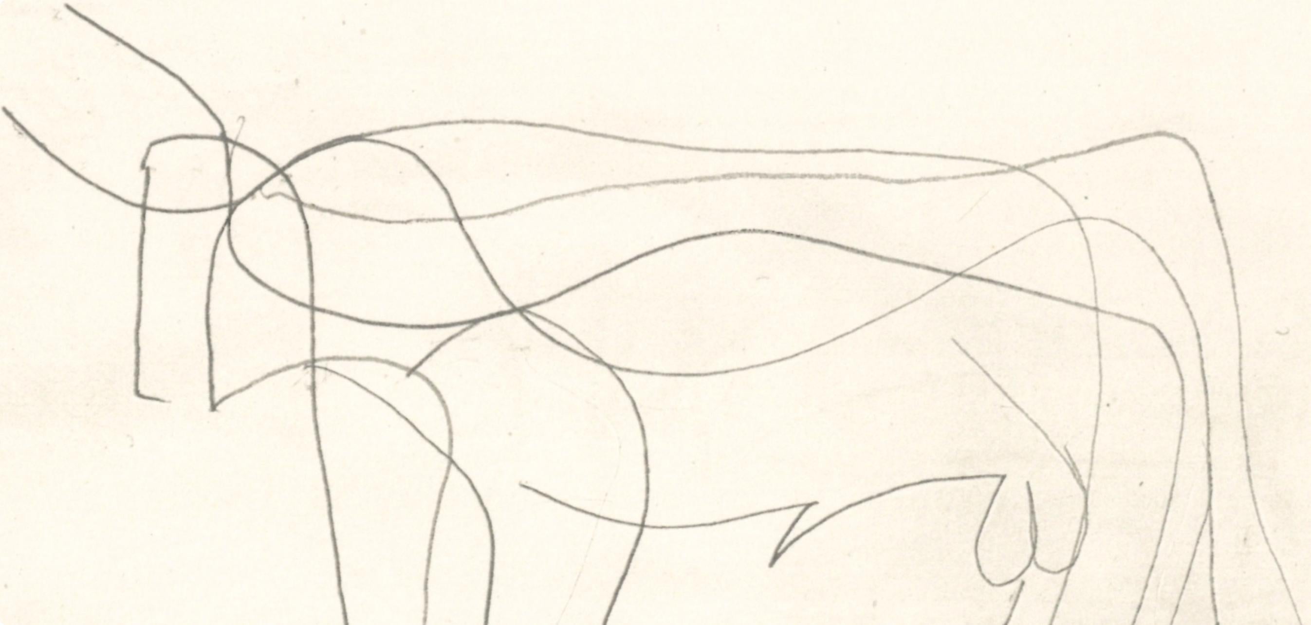 Picasso, Komposition (Cramer 148), Le Goût du Bonheur (nach) – Print von Pablo Picasso