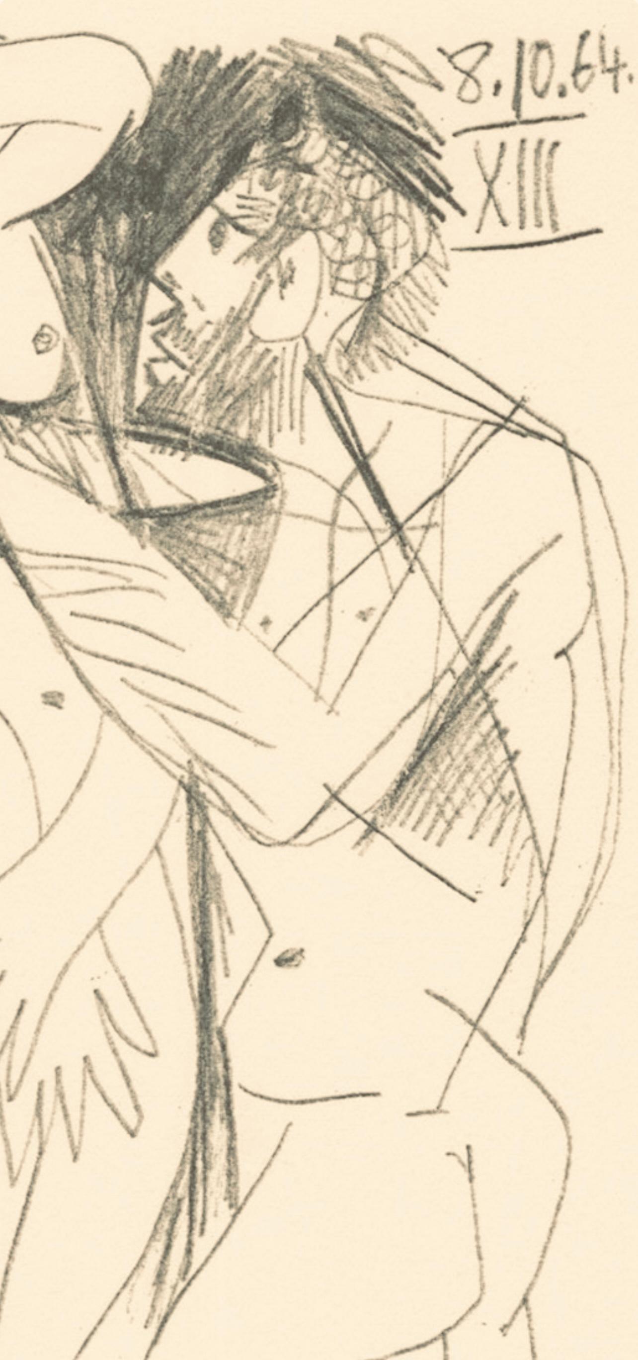 Picasso, Composition (Cramer 148), Le Goût du Bonheur (after) - Cubist Print by Pablo Picasso
