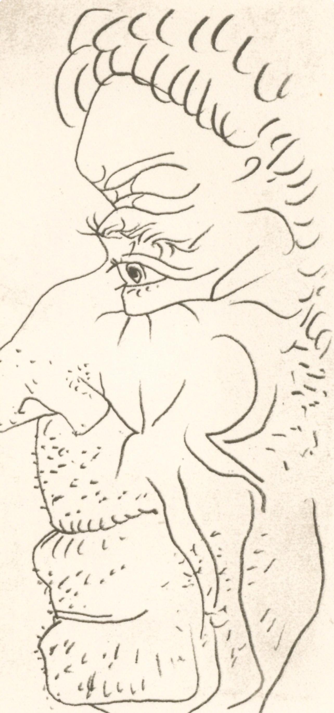 Picasso, Komposition (Cramer 148), Le Goût du Bonheur (nach) (Kubismus), Print, von Pablo Picasso