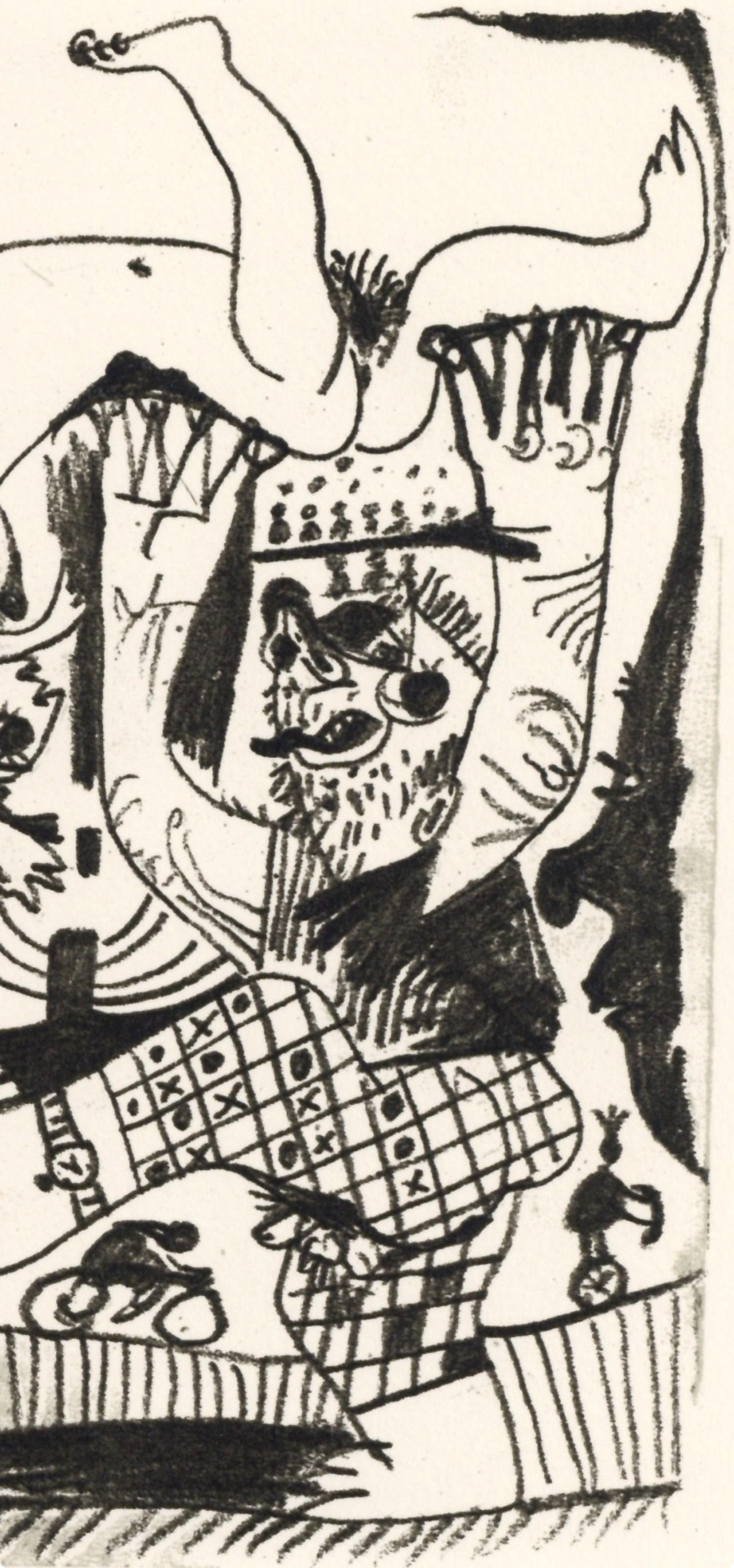 Picasso, Komposition (Cramer 148), Le Goût du Bonheur (nach) (Kubismus), Print, von Pablo Picasso