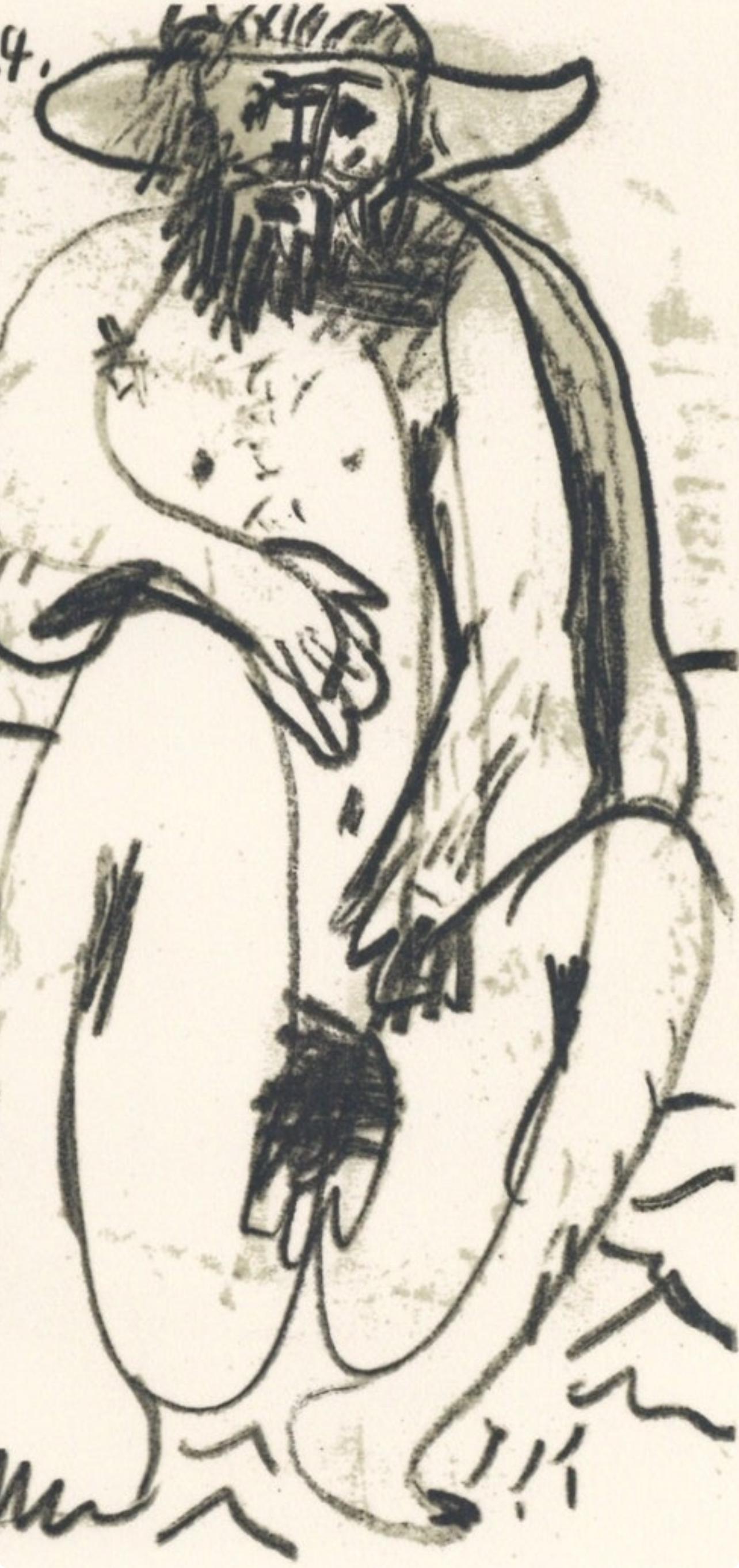 Picasso, Composition (Cramer 148), Le Goût du Bonheur (after) - Cubist Print by Pablo Picasso