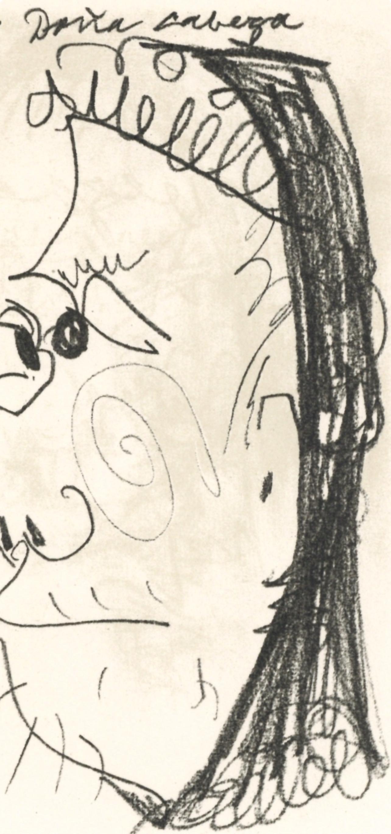 Picasso, Composition (Cramer 148), Le Goût du Bonheur (after) - Cubist Print by Pablo Picasso