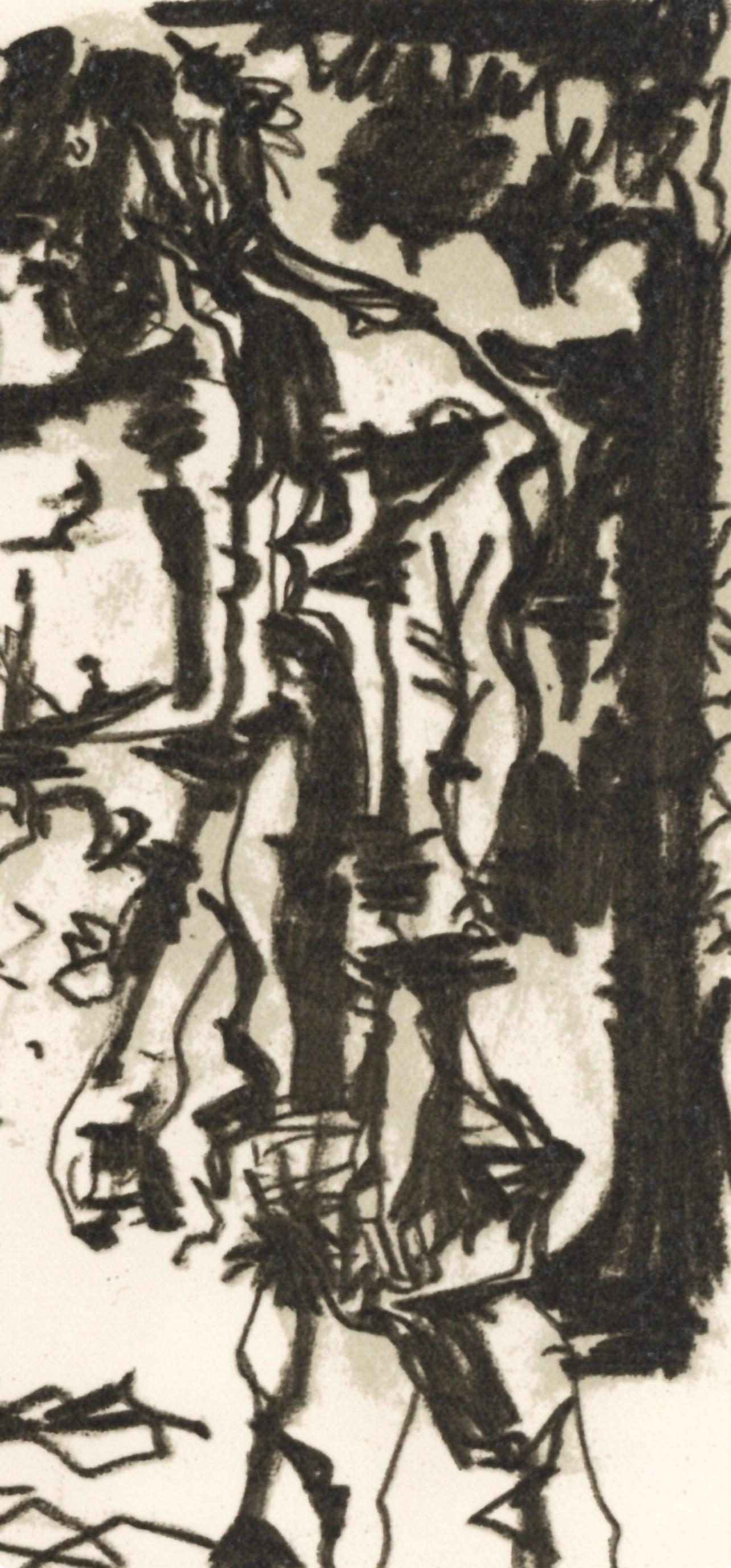 Picasso, Composition (Cramer 148), Le Goût du Bonheur (after) - Cubist Print by Pablo Picasso