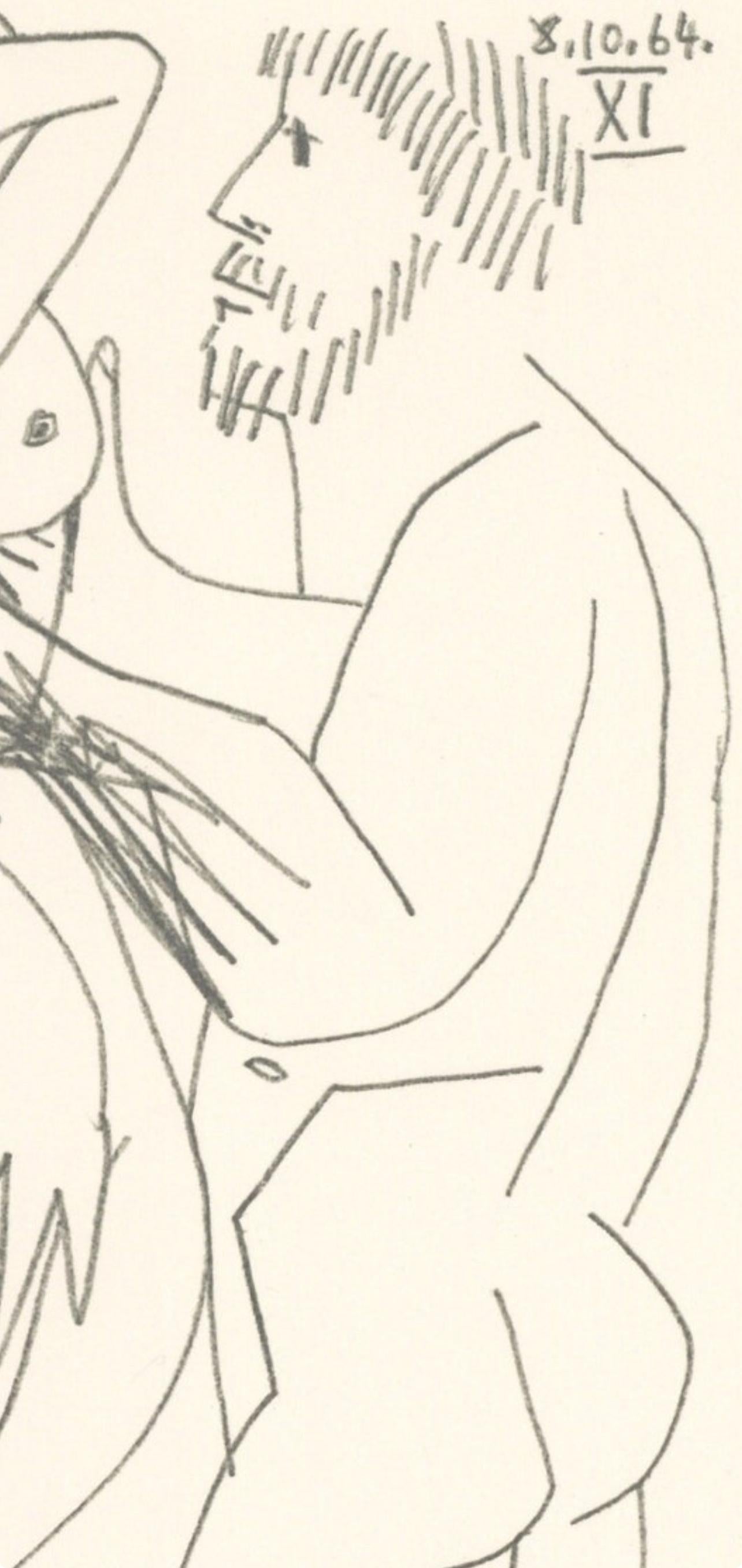 Picasso, Composition (Cramer 148), Le Goût du Bonheur (after) - Cubist Print by Pablo Picasso