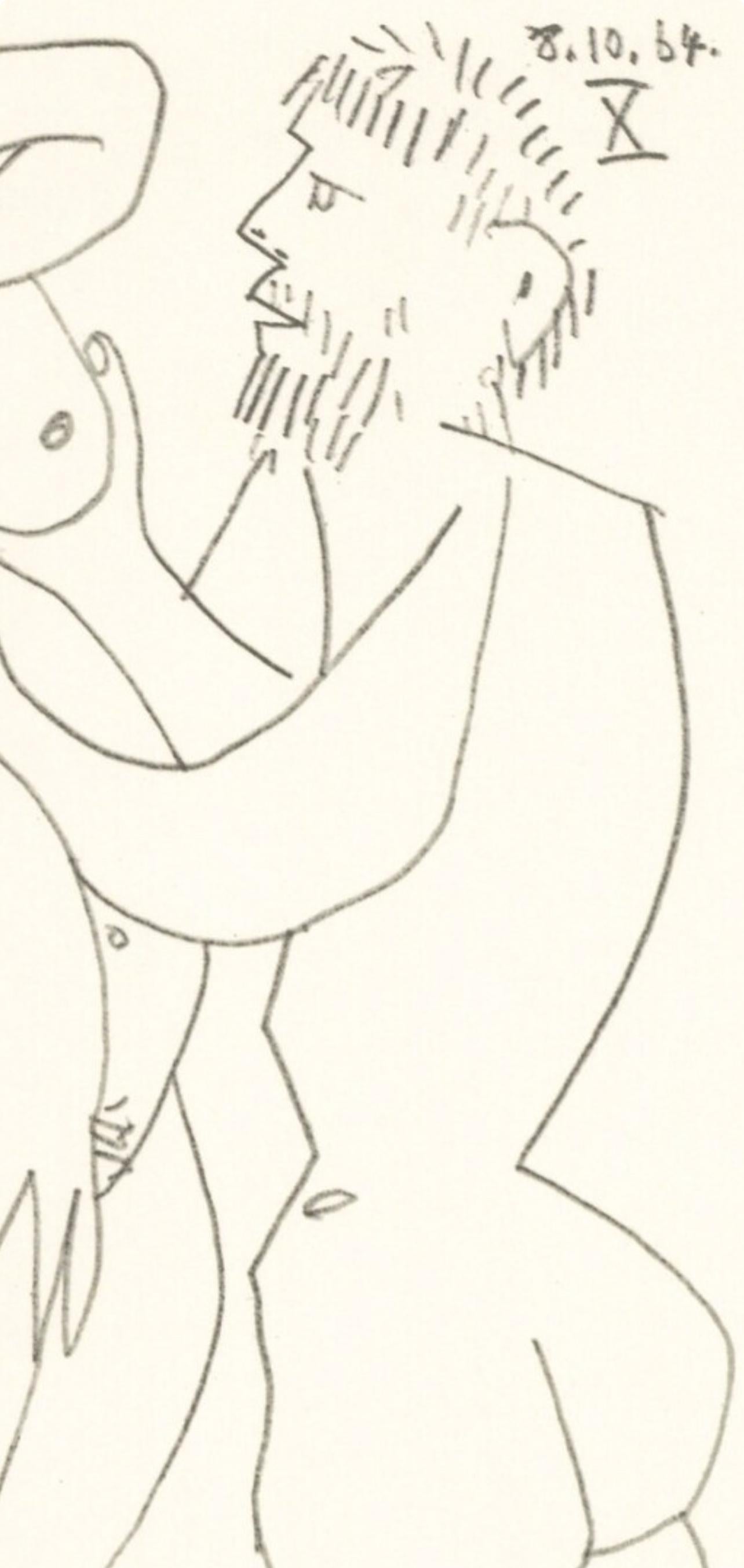 Picasso, Komposition (Cramer 148), Le Goût du Bonheur (nach) (Kubismus), Print, von Pablo Picasso