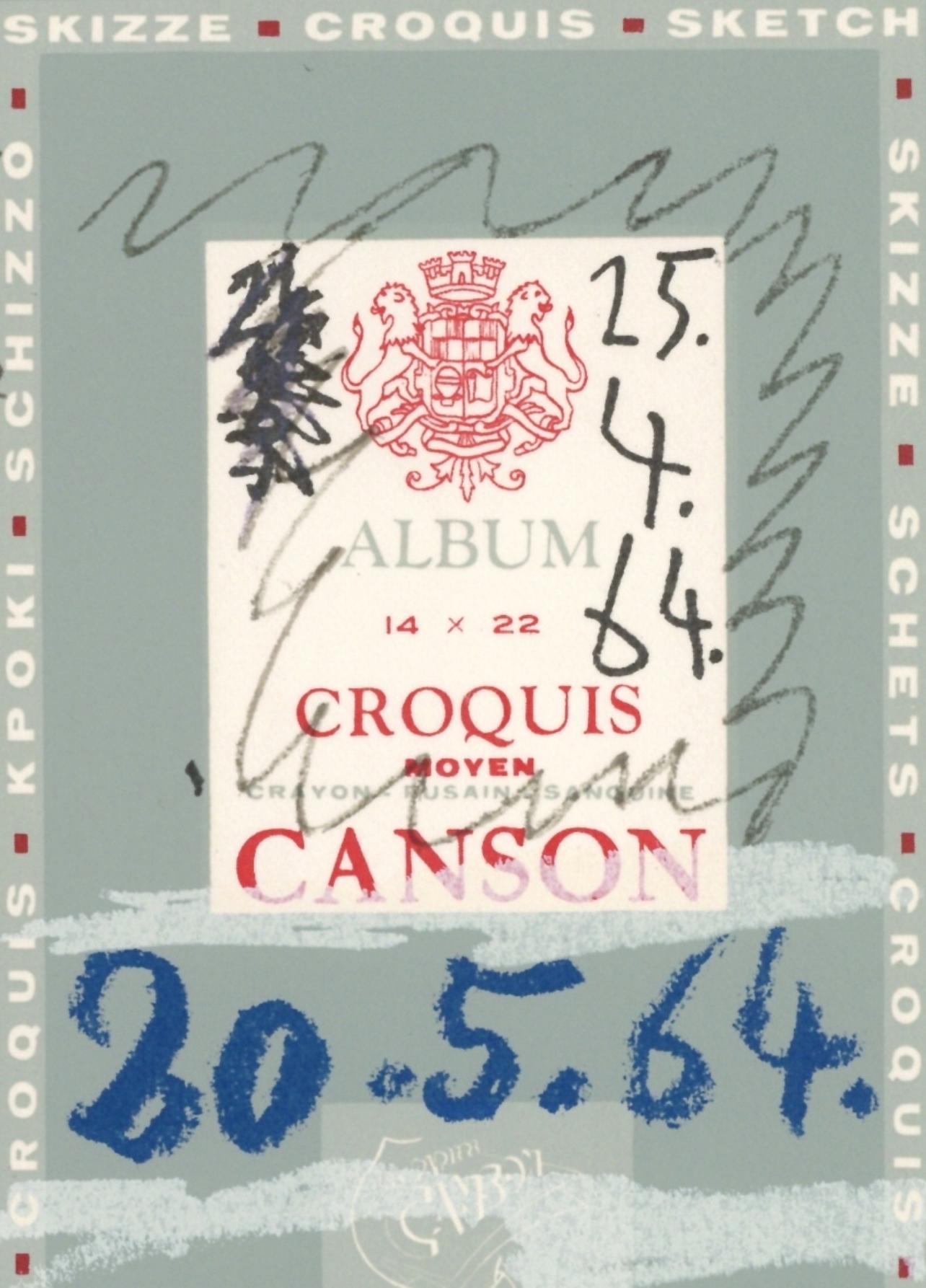 Picasso, Composition (Cramer 148), Le Goût du Bonheur (d'après) - Cubisme Print par Pablo Picasso