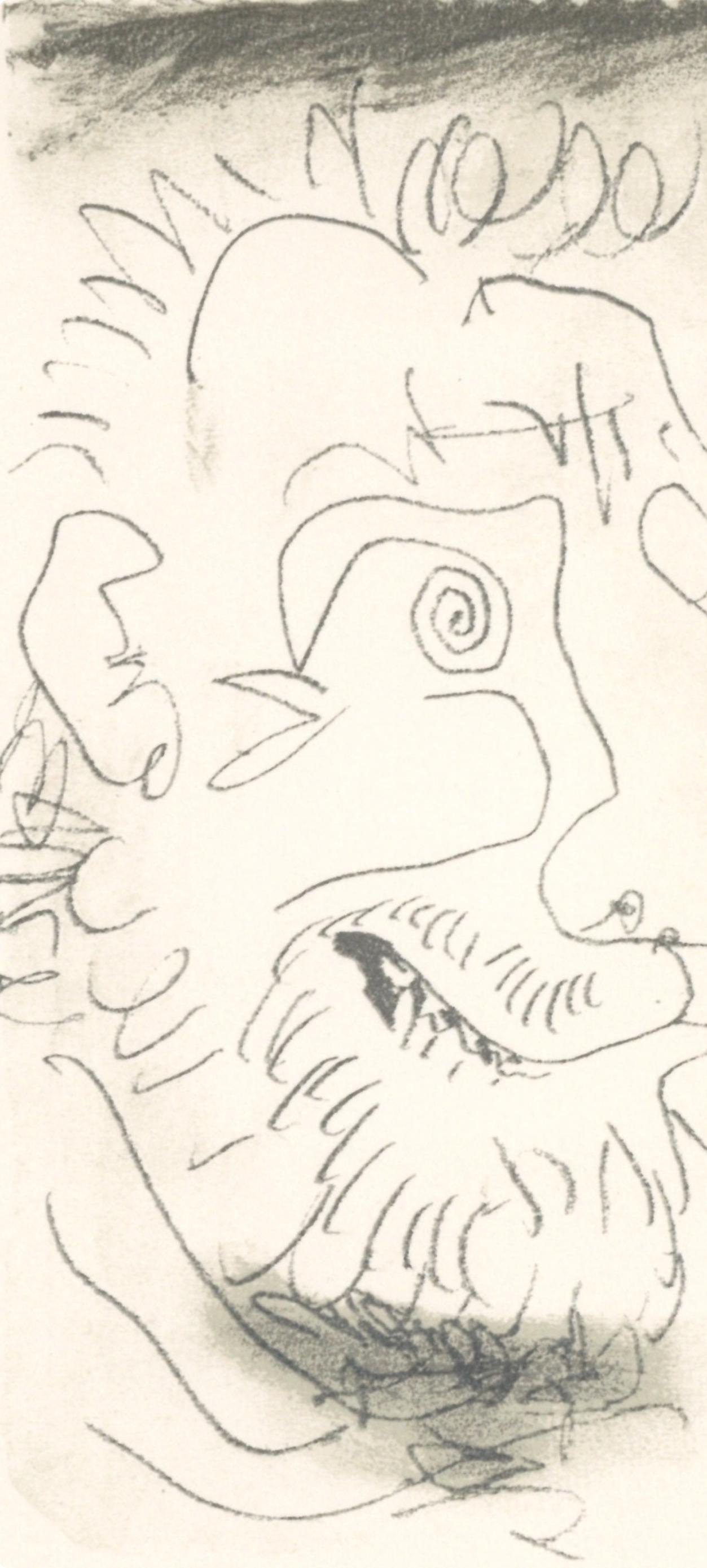 Picasso, Komposition (Cramer 148), Le Goût du Bonheur (nach) (Kubismus), Print, von Pablo Picasso