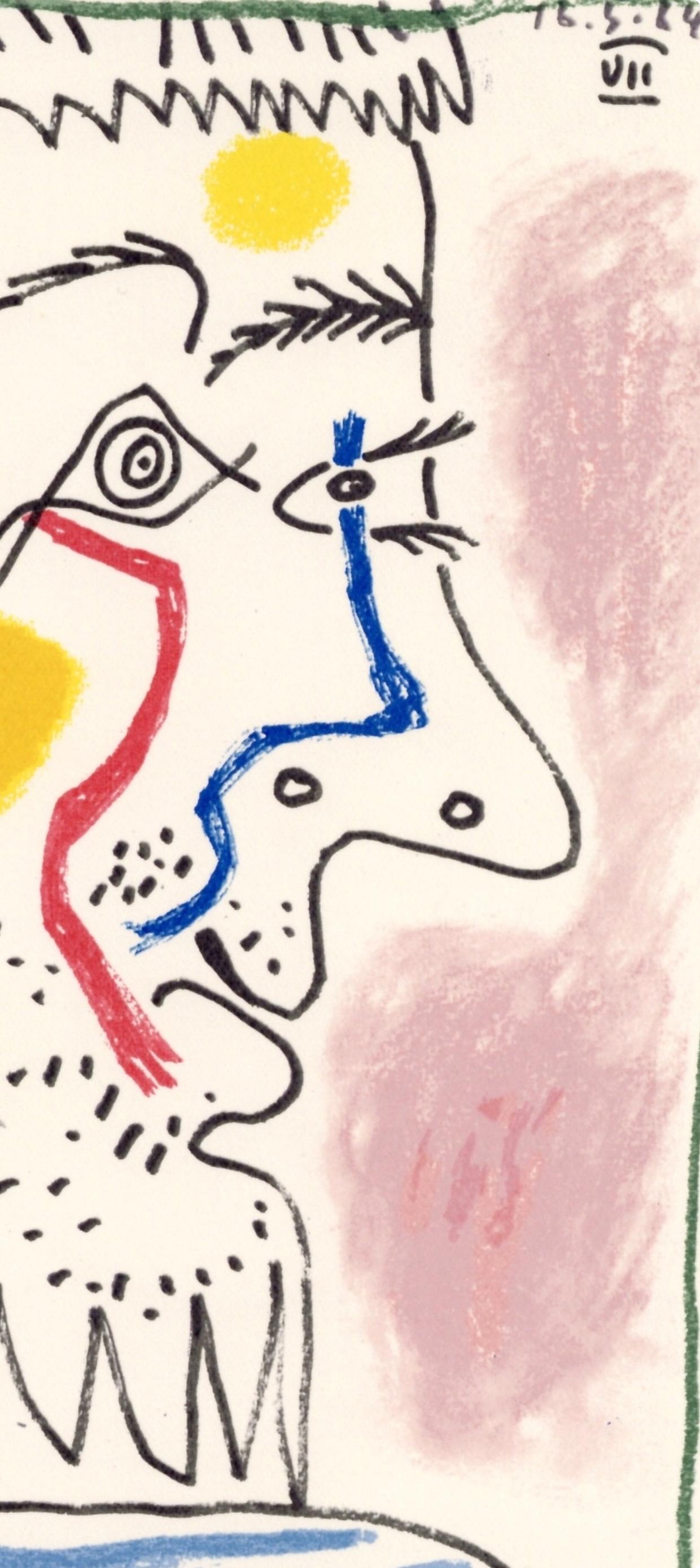 Picasso, Composición (Cramer 148), Le Goût du Bonheur (después) - Print Cubista de Pablo Picasso