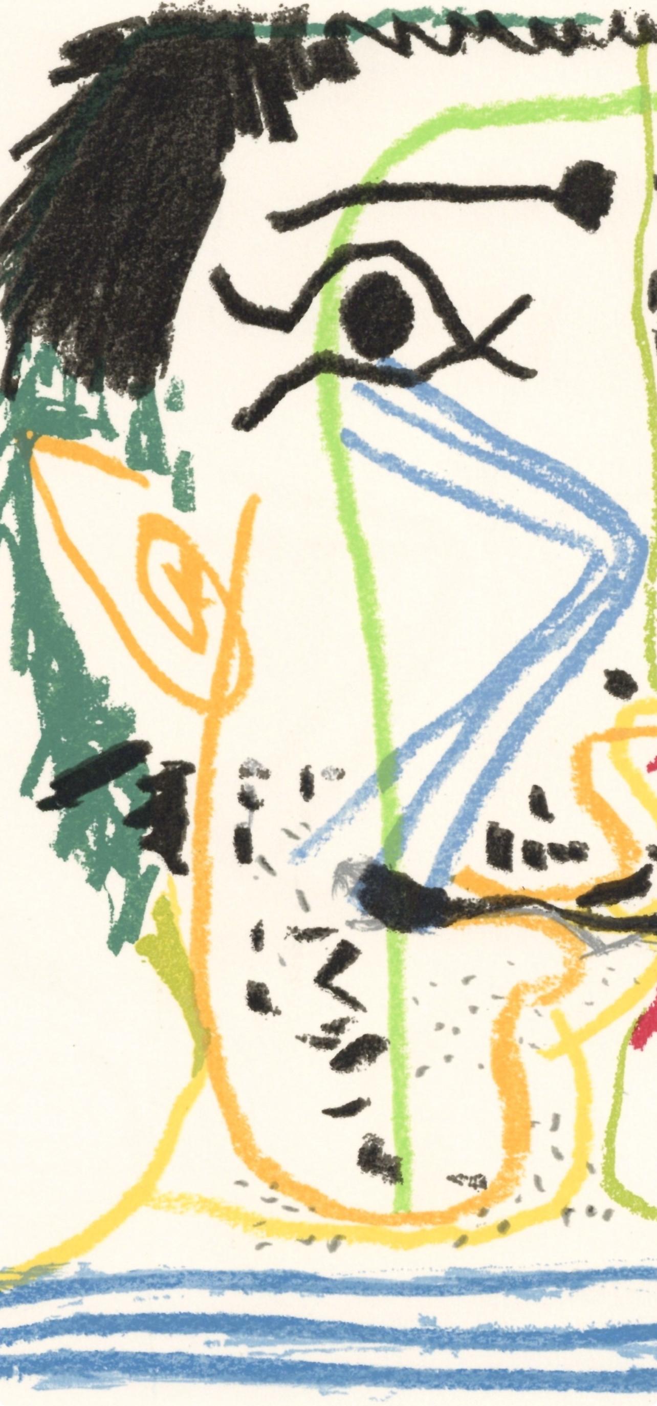 Picasso, Composizione (Cramer 148), Le Goût du Bonheur (dopo) - Print Cubismo di Pablo Picasso
