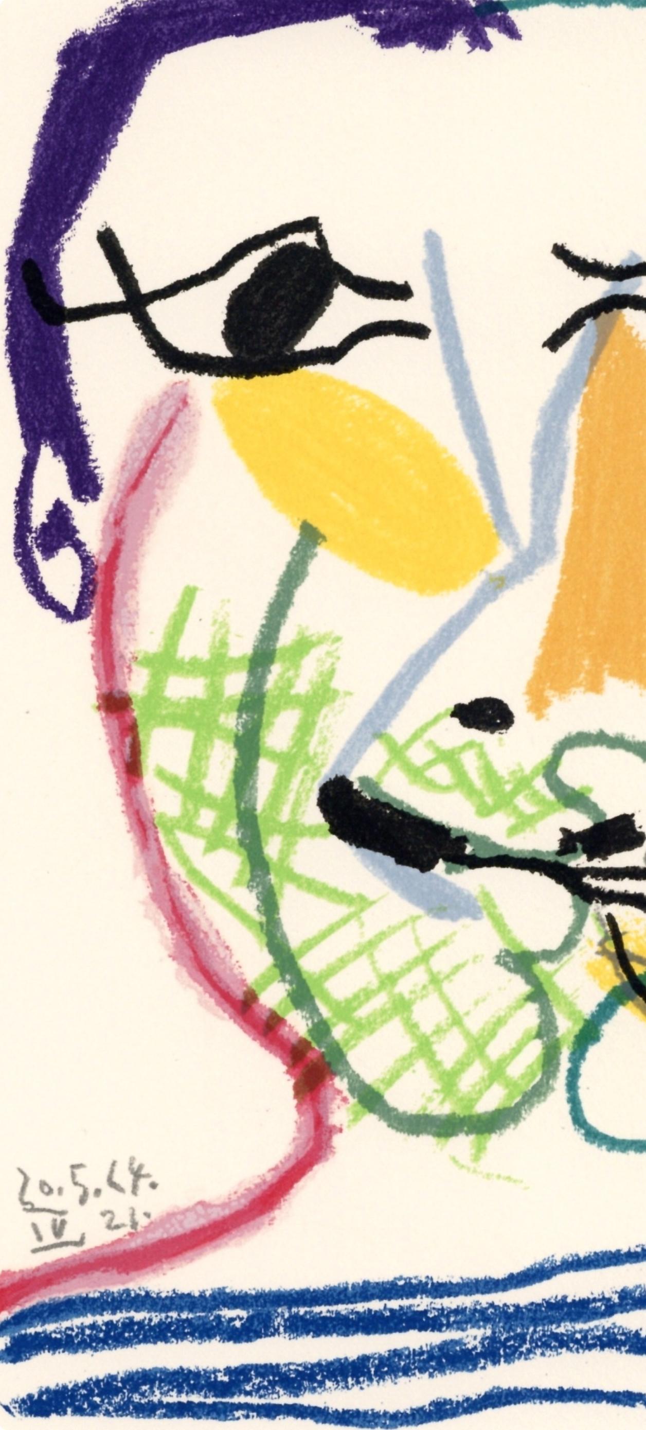 Picasso, Composizione (Cramer 148), Le Goût du Bonheur (dopo) - Print Cubismo di Pablo Picasso