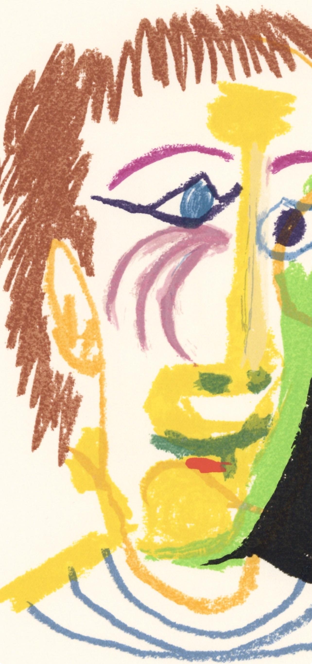 Picasso, Komposition (Cramer 148), Le Goût du Bonheur (nach) (Kubismus), Print, von Pablo Picasso