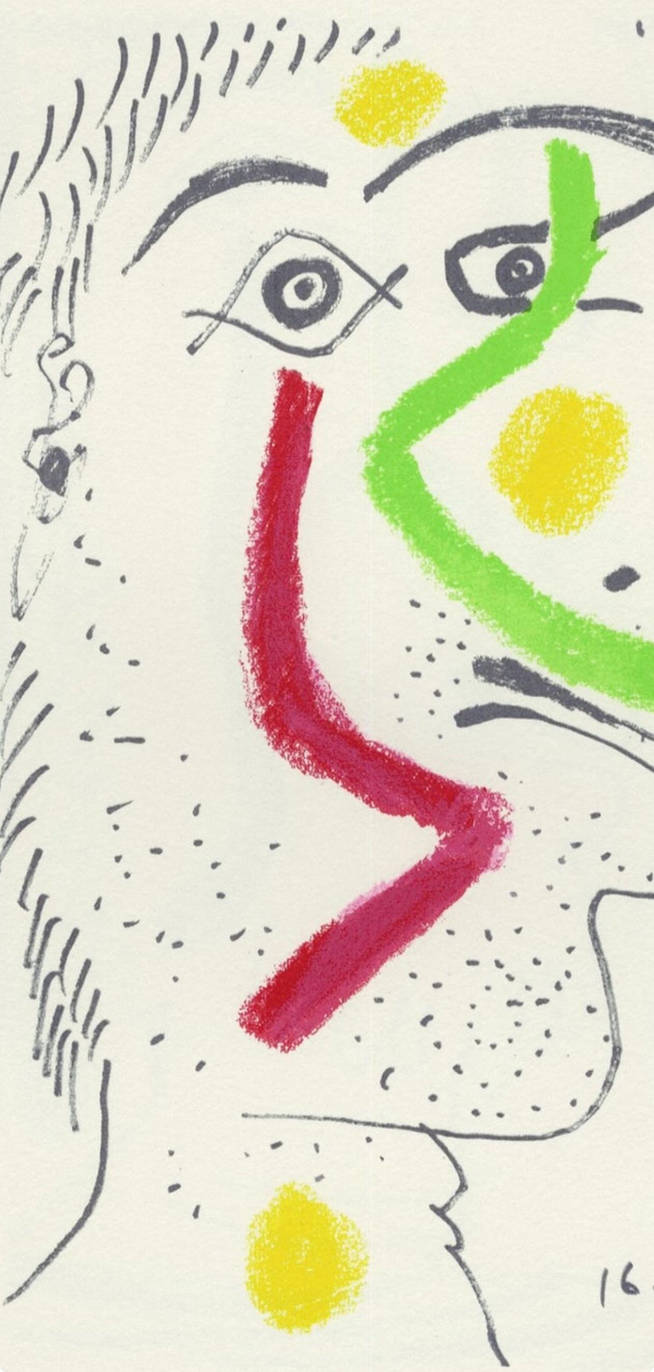 Picasso, Komposition (Cramer 148), Le Goût du Bonheur (nach) (Kubismus), Print, von Pablo Picasso