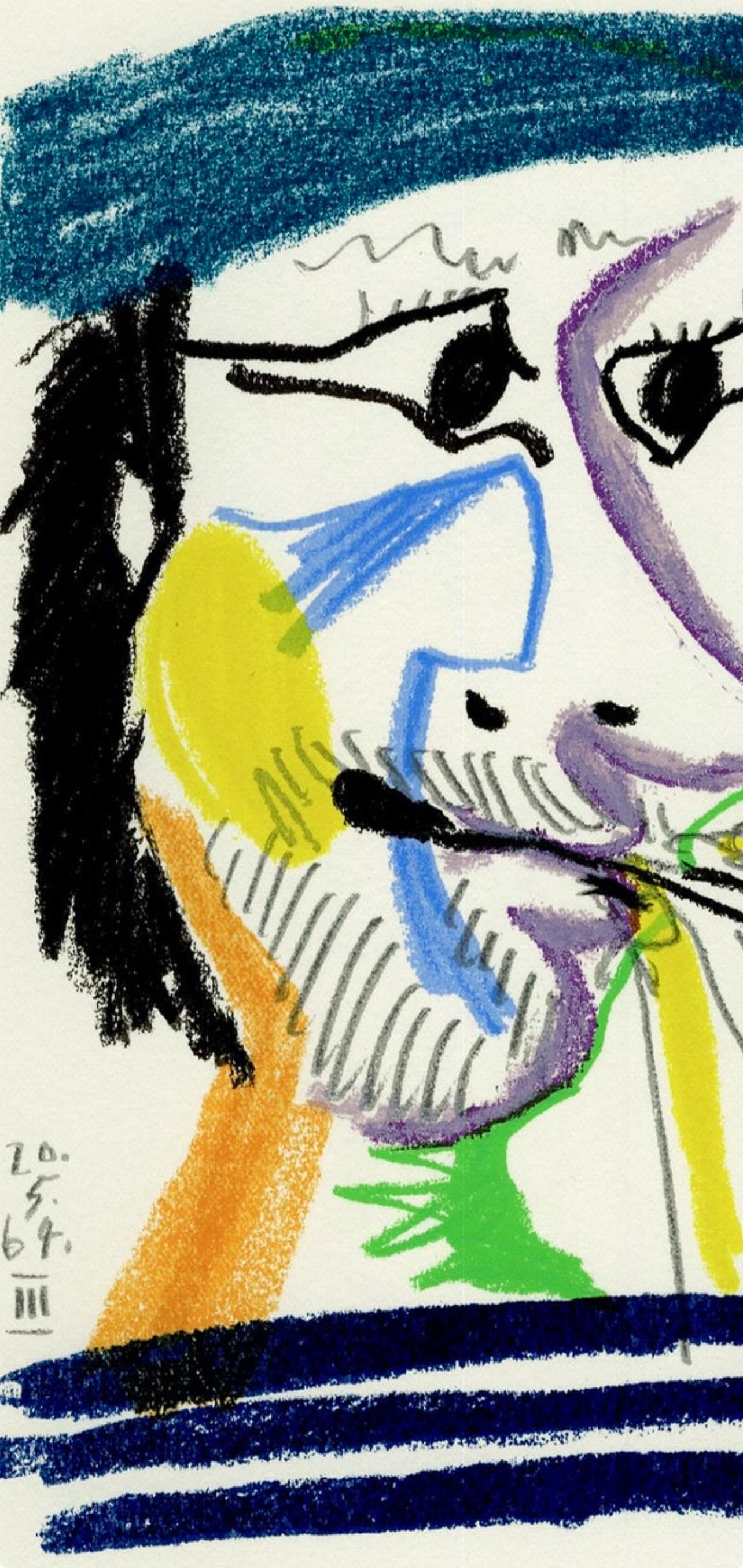 Picasso, Composition (Cramer 148), Le Goût du Bonheur (after) - Cubist Print by Pablo Picasso