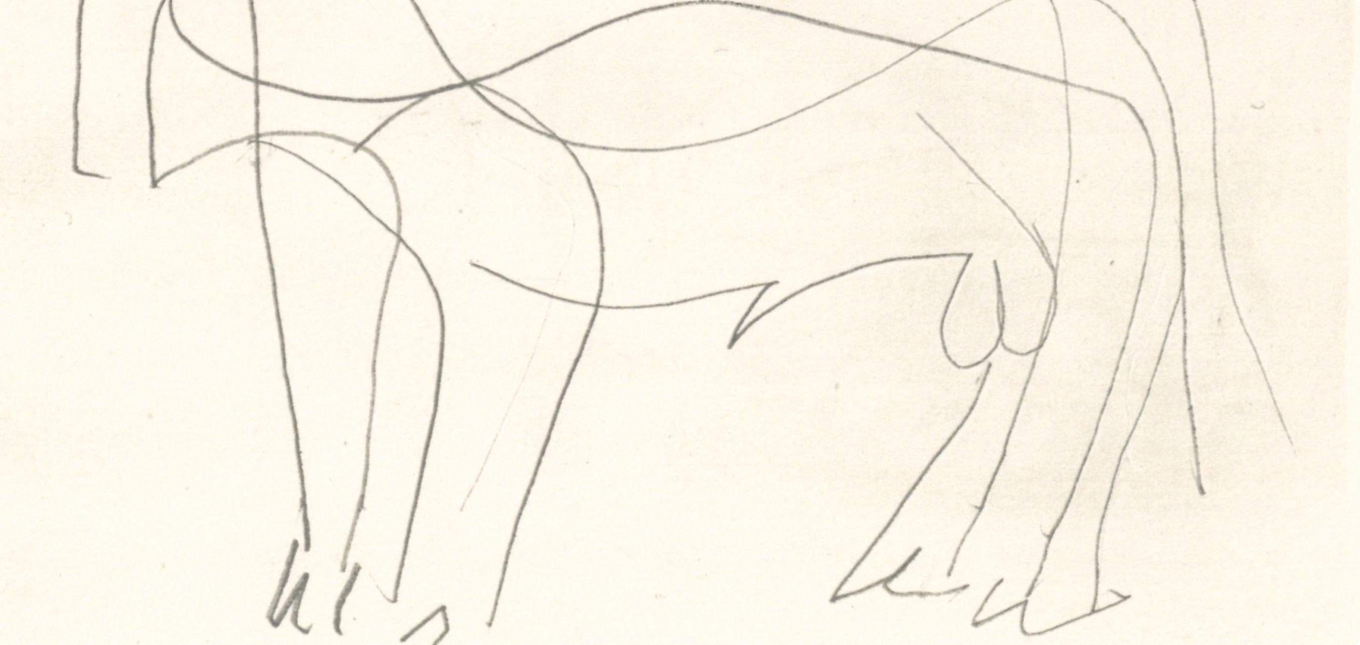 Picasso, Komposition (Cramer 148), Le Goût du Bonheur (nach) (Kubismus), Print, von Pablo Picasso