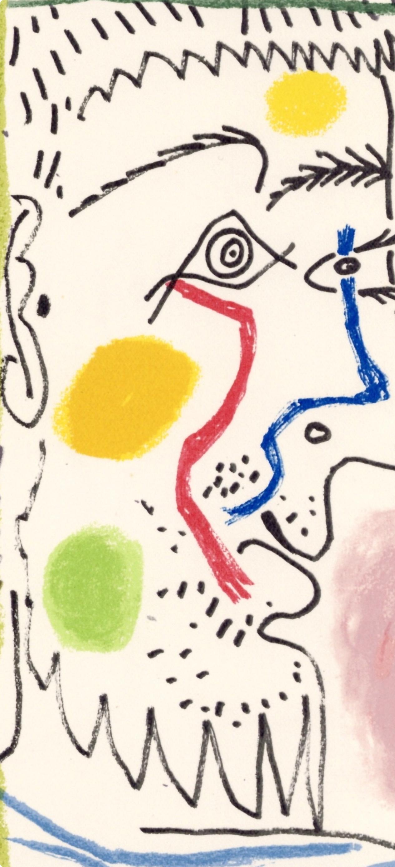 Picasso, Composición (Cramer 148), Le Goût du Bonheur (después) - Landscape Print Blanco de Pablo Picasso