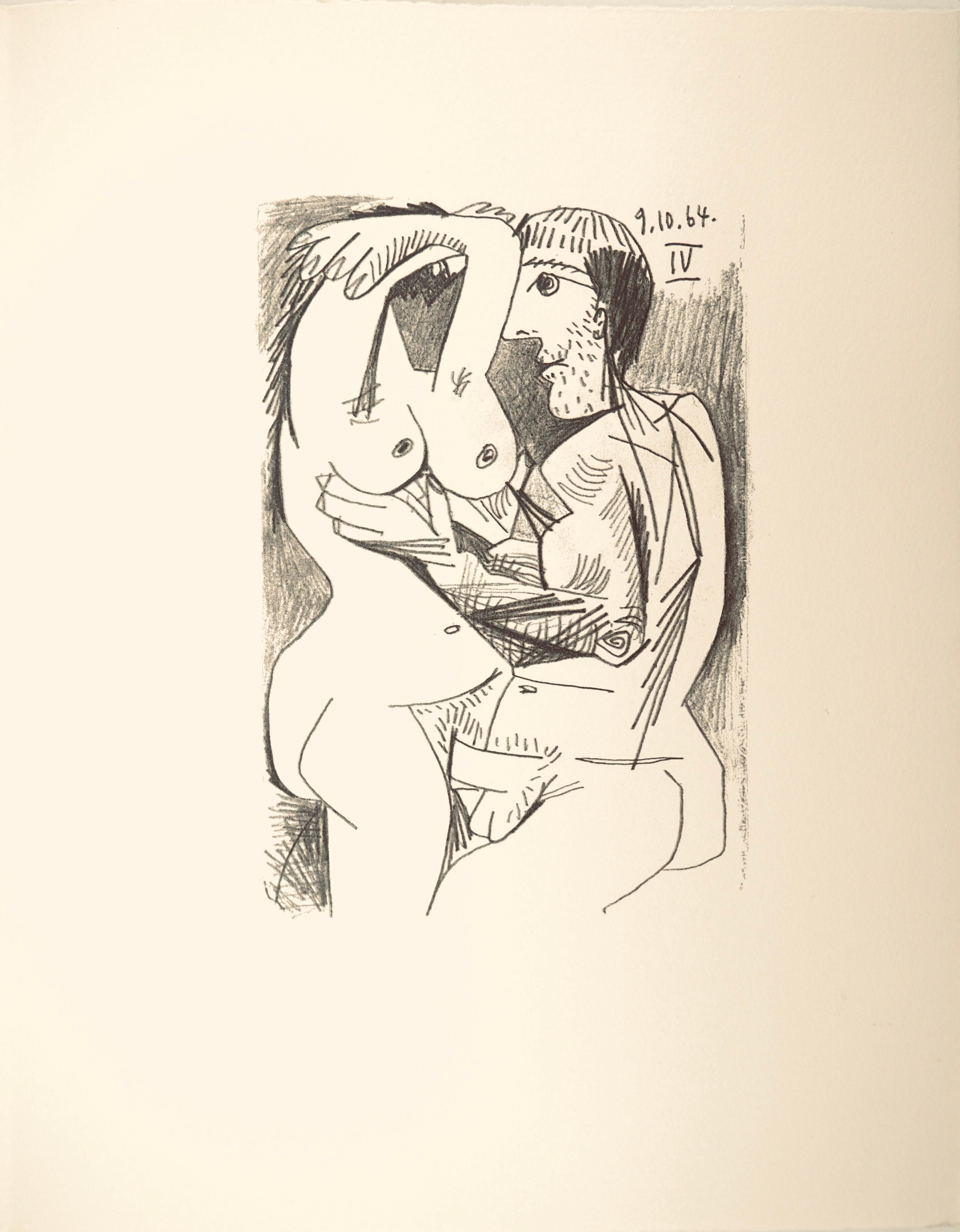 Lithograph and silkscreen with grease crayon, lithographic tusche, lead pencil, charcoal on vélin d'Arches paper. Paper size: 12.8 x 9.84 inches. Inscription: Unsigned and unnumbered, as issued. Catalogue raisonné reference: Goeppert, Sebastian, et
