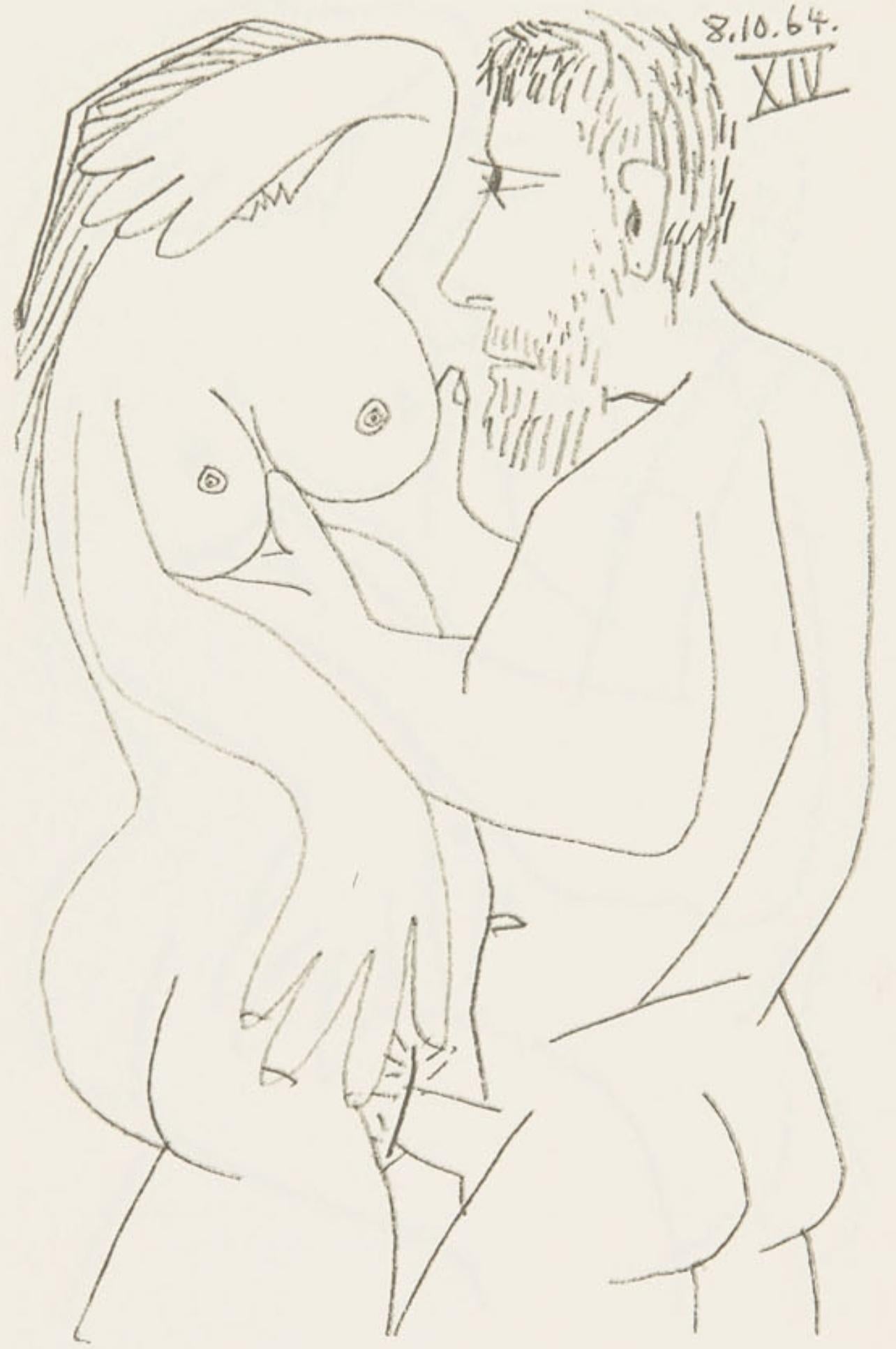 Picasso, Composition (Cramer 148), Le Goût du Bonheur (d'après)