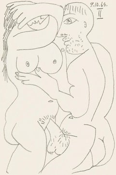 Picasso, Composition (Cramer 148), Le Goût du Bonheur (d'après)