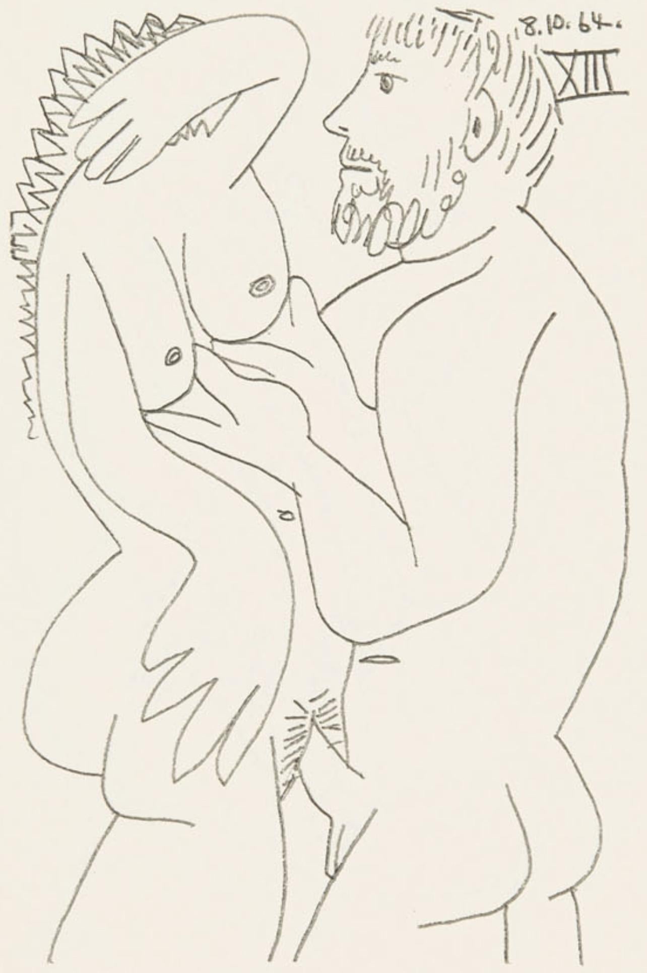 Picasso, 8.10.64. XIII (Cramer 148), Le Goût du Bonheur (after)