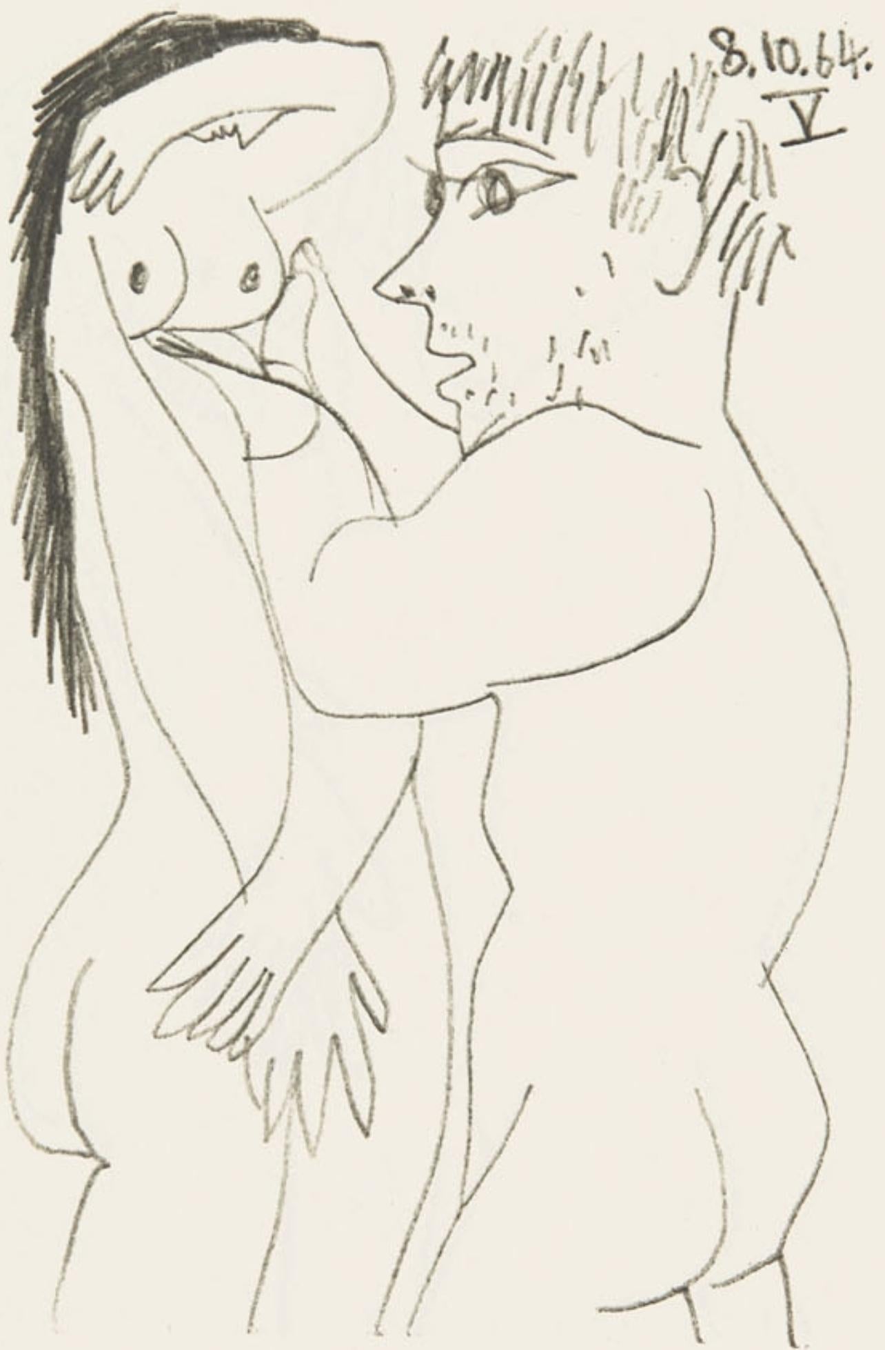 Picasso, 8.10.64. V (Cramer 148), Le Goût du Bonheur (after)