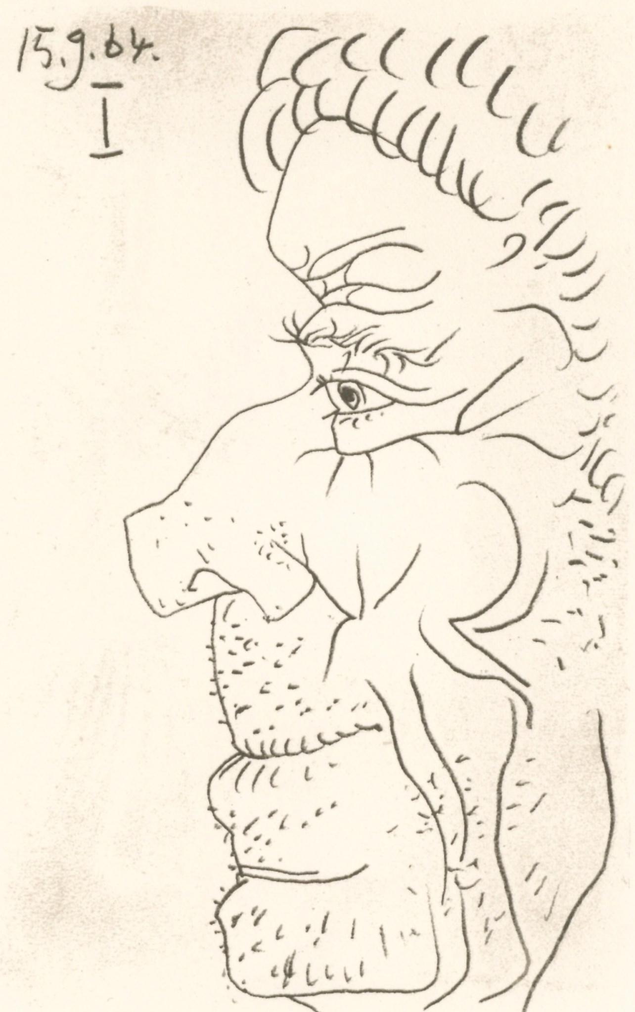 Picasso, 15.9.64. I (Cramer 148), Le Goût du Bonheur (after)
